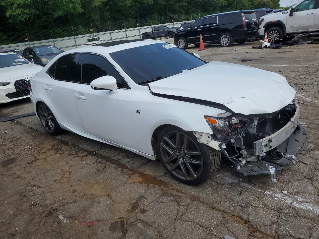 2014 Lexus Is 350 White vin: JTHBE1D23E5012650