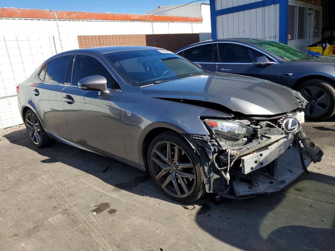 2014 Lexus Is 350 Base Gray vin: JTHBE1D23E5014267