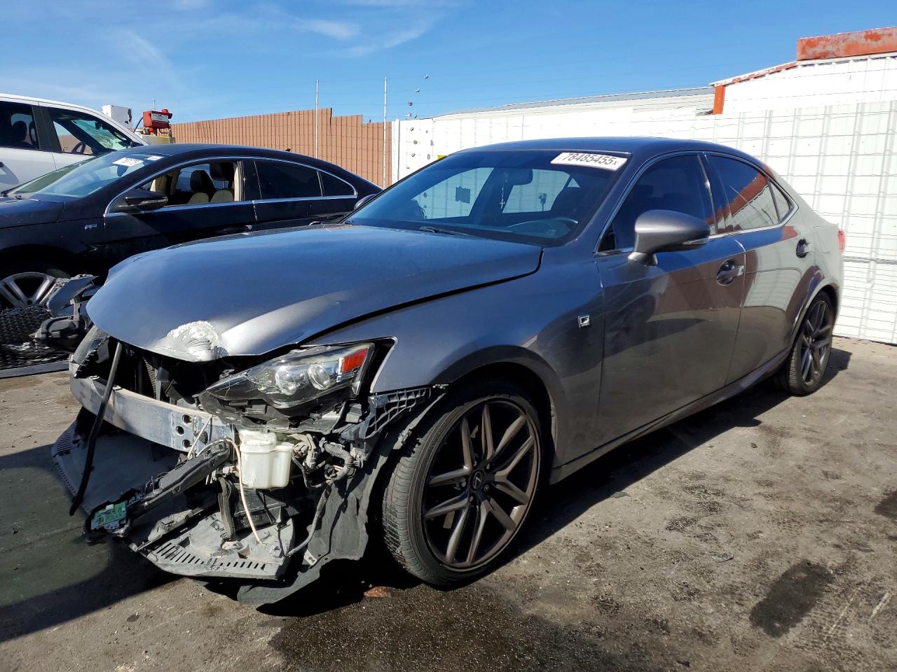 2014 Lexus Is 350 Base Gray vin: JTHBE1D23E5014267