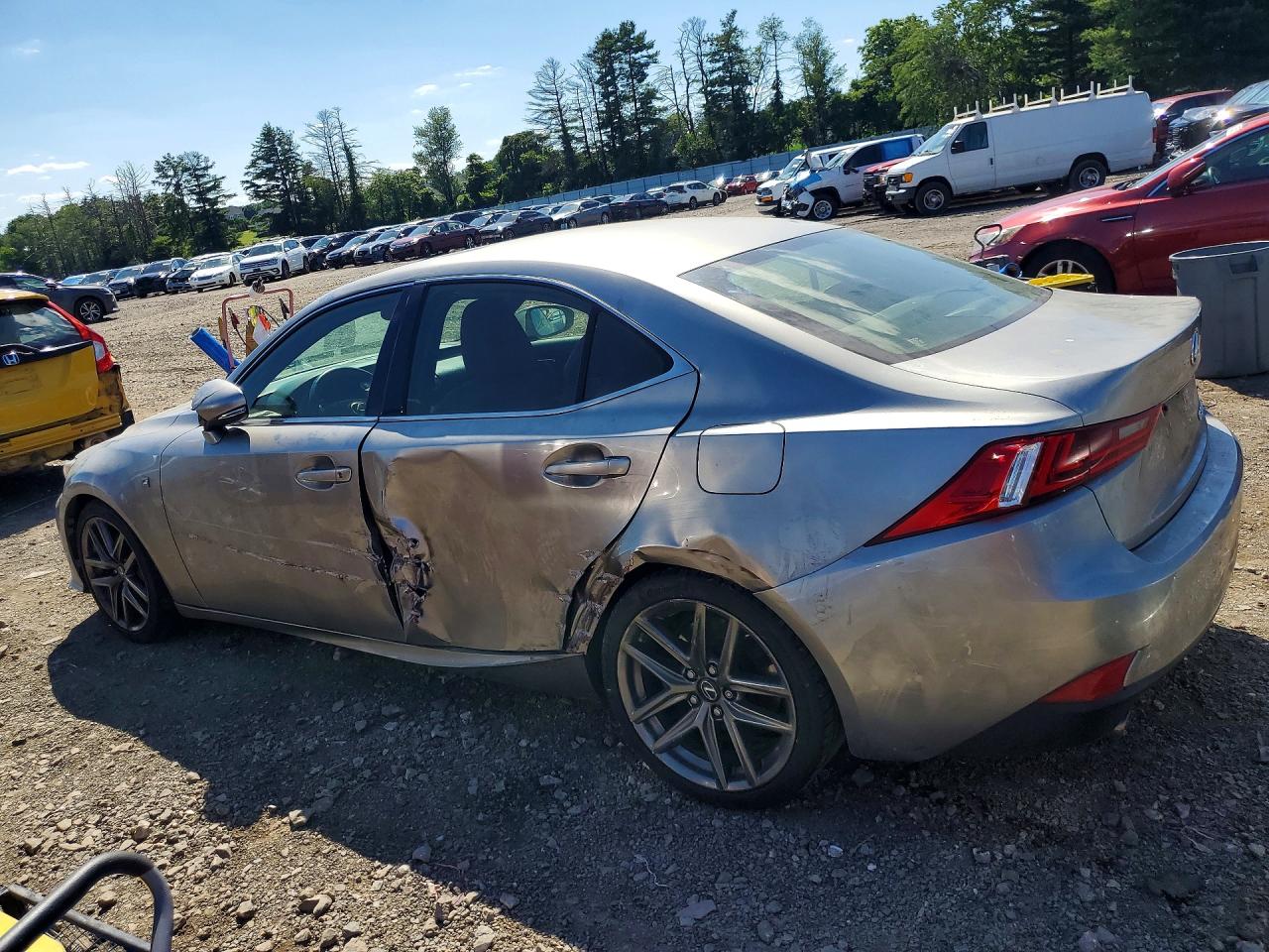 2014 Lexus Is 350 Silver vin: JTHBE1D24E5006498