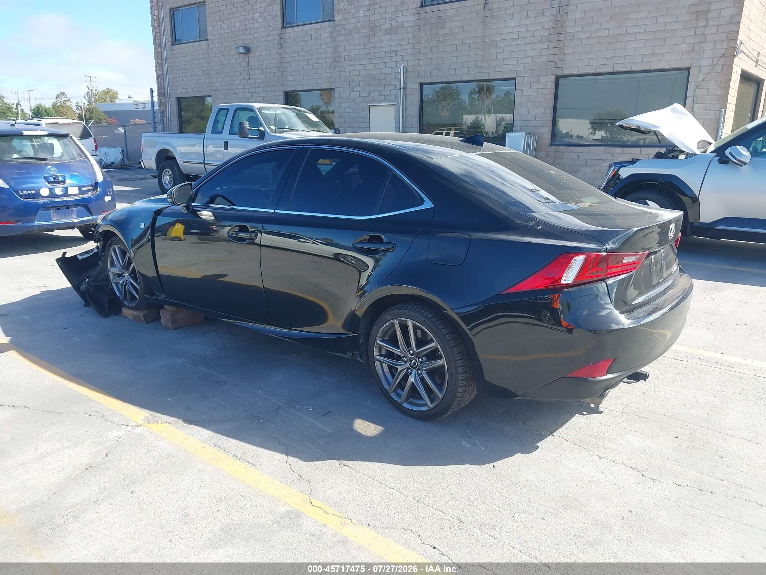 2014 Lexus Is 350   Black vin: JTHBE1D24E5007103