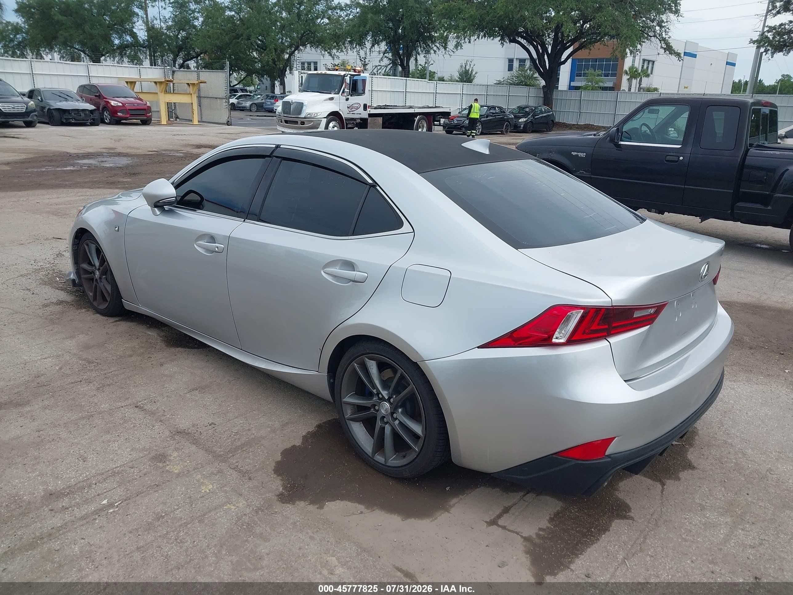 2014 Lexus Is 350   Silver vin: JTHBE1D24E5013404