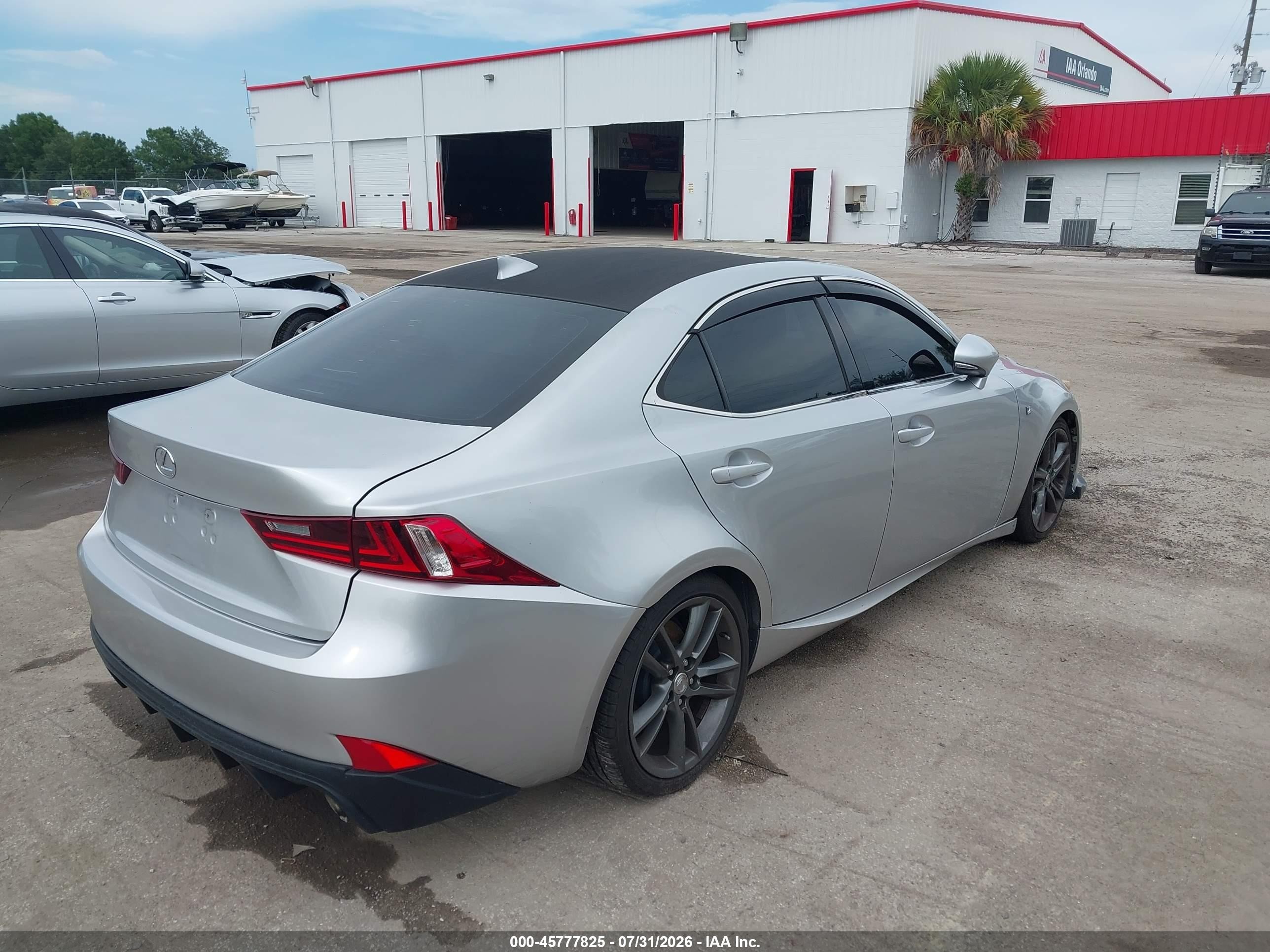 2014 Lexus Is 350   Silver vin: JTHBE1D24E5013404