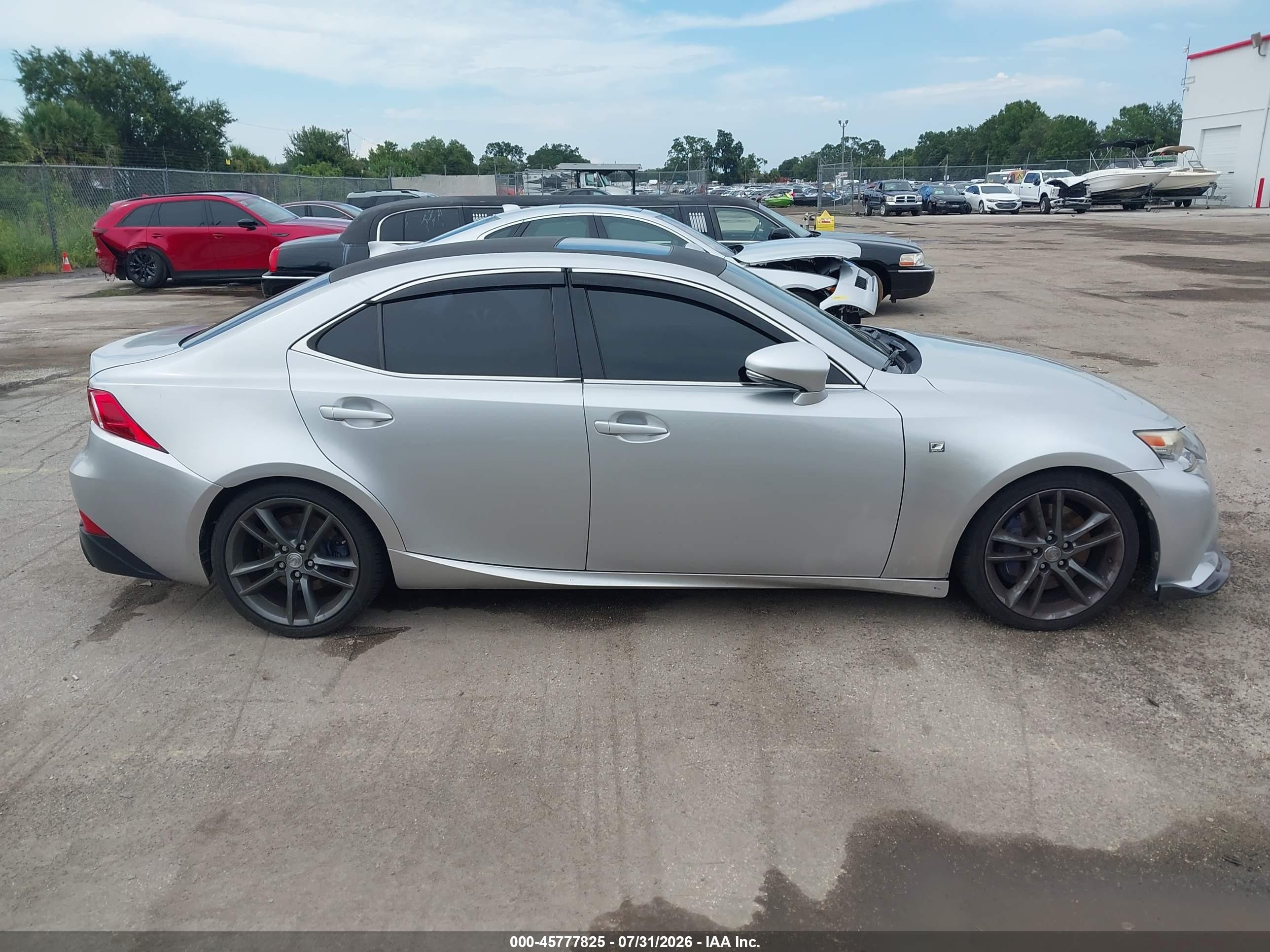 2014 Lexus Is 350   Silver vin: JTHBE1D24E5013404