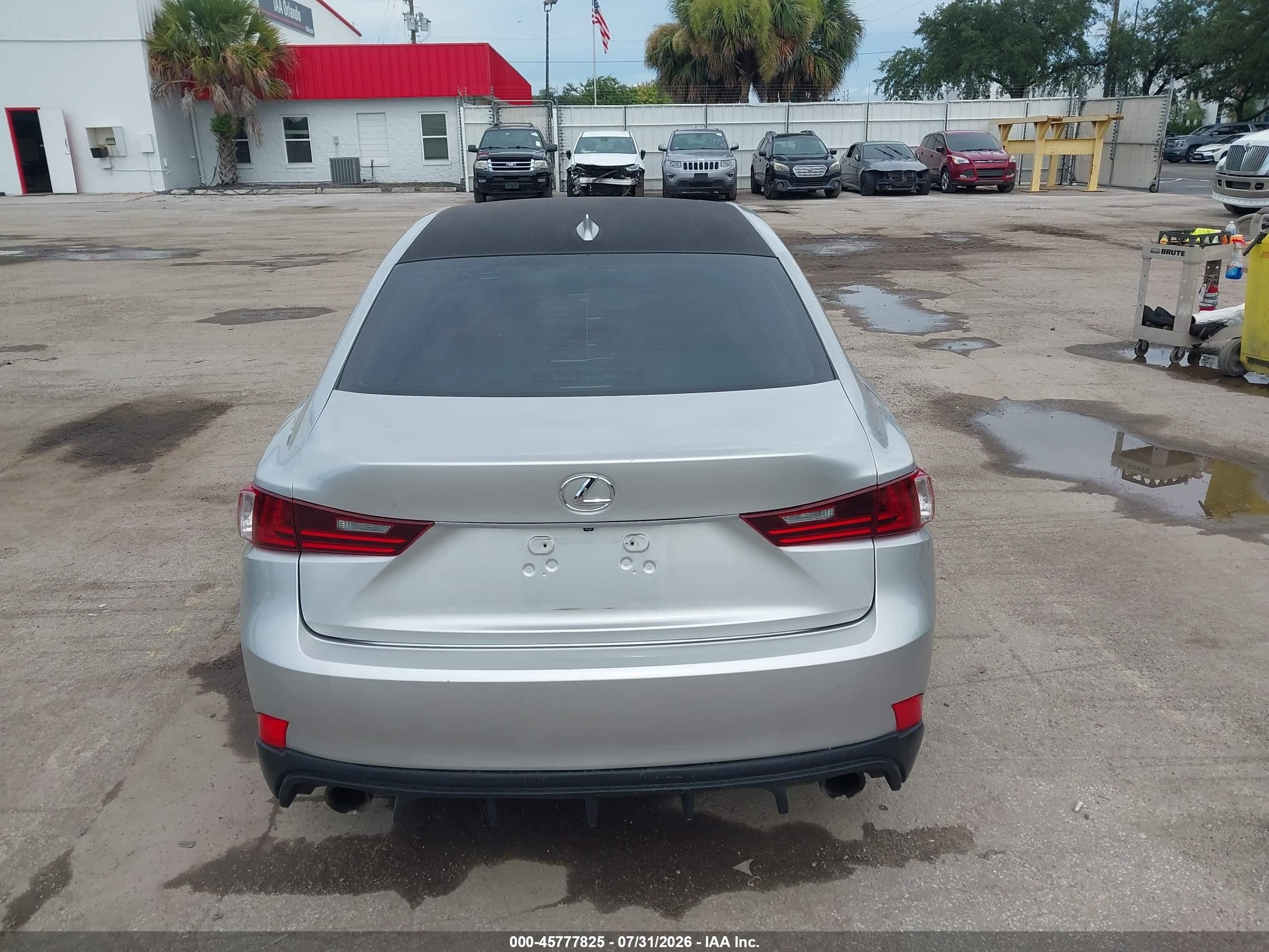 2014 Lexus Is 350   Silver vin: JTHBE1D24E5013404