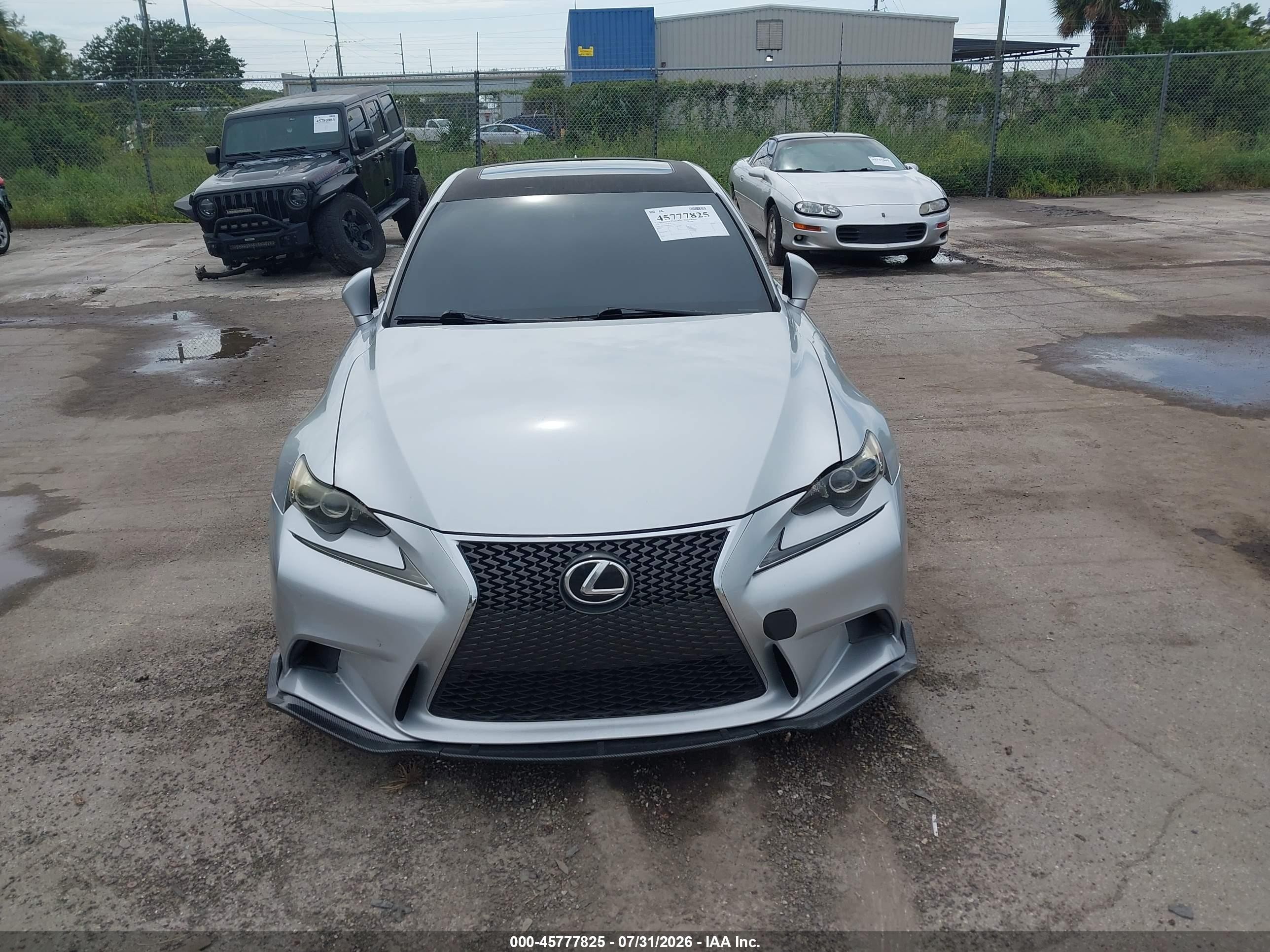 2014 Lexus Is 350   Silver vin: JTHBE1D24E5013404