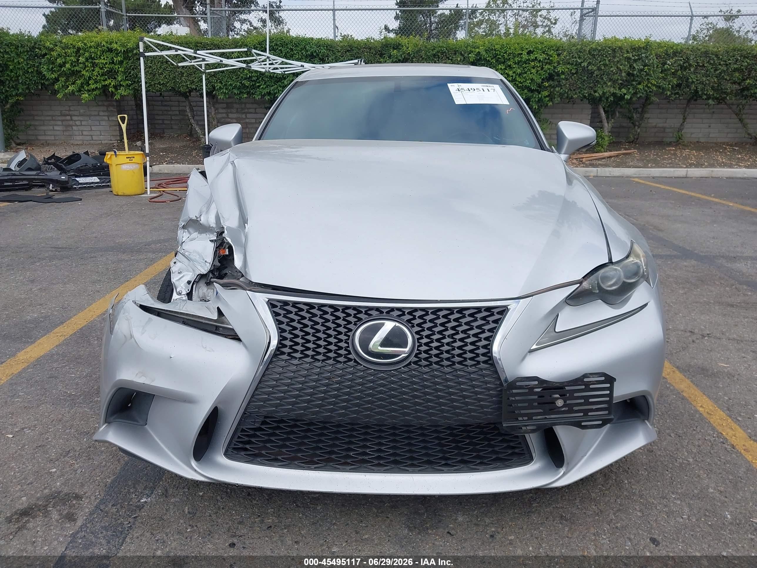 2015 Lexus Is 350   Silver vin: JTHBE1D24F5016529
