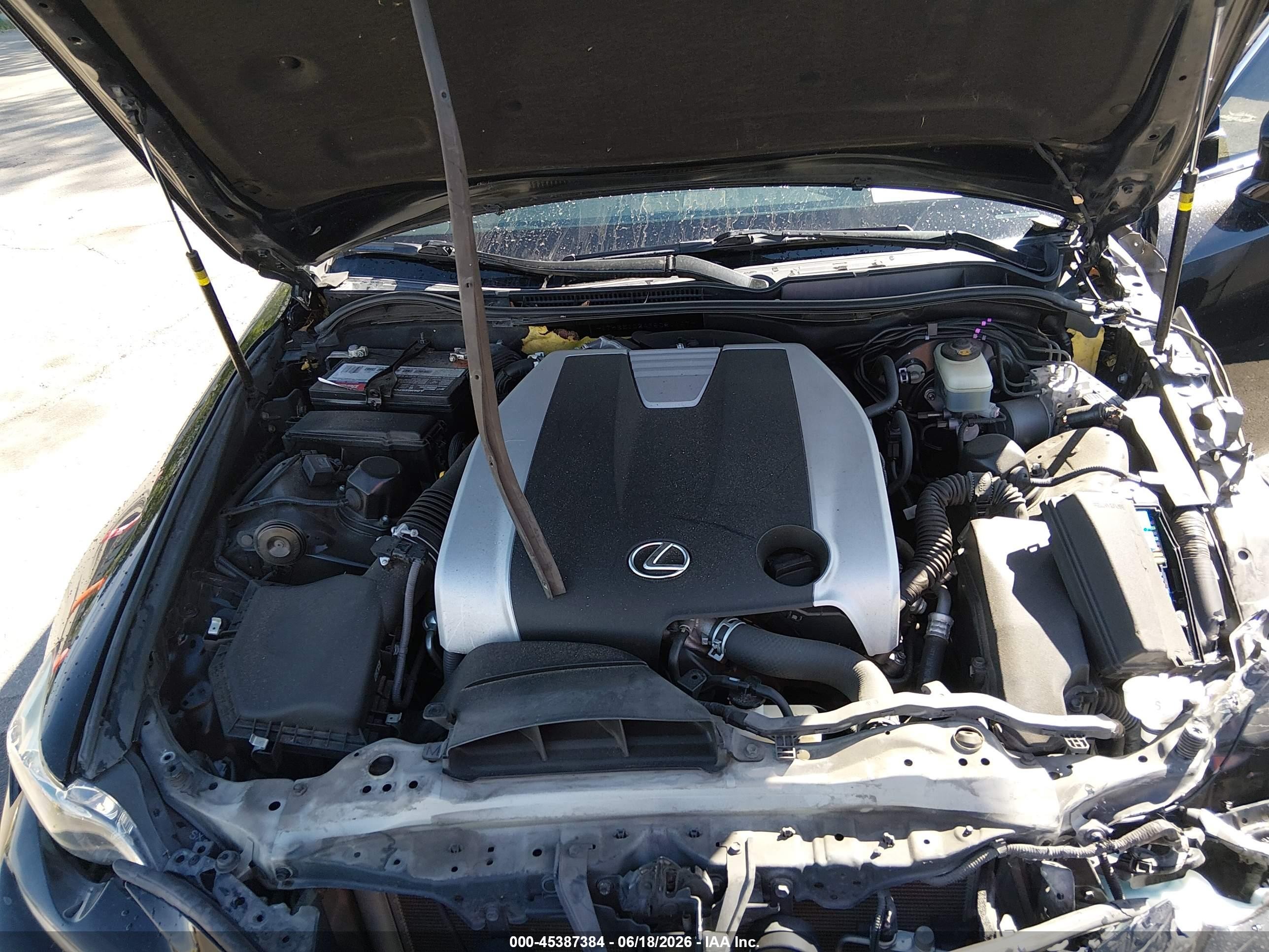 2015 Lexus Is 350   Black vin: JTHBE1D24F5021147