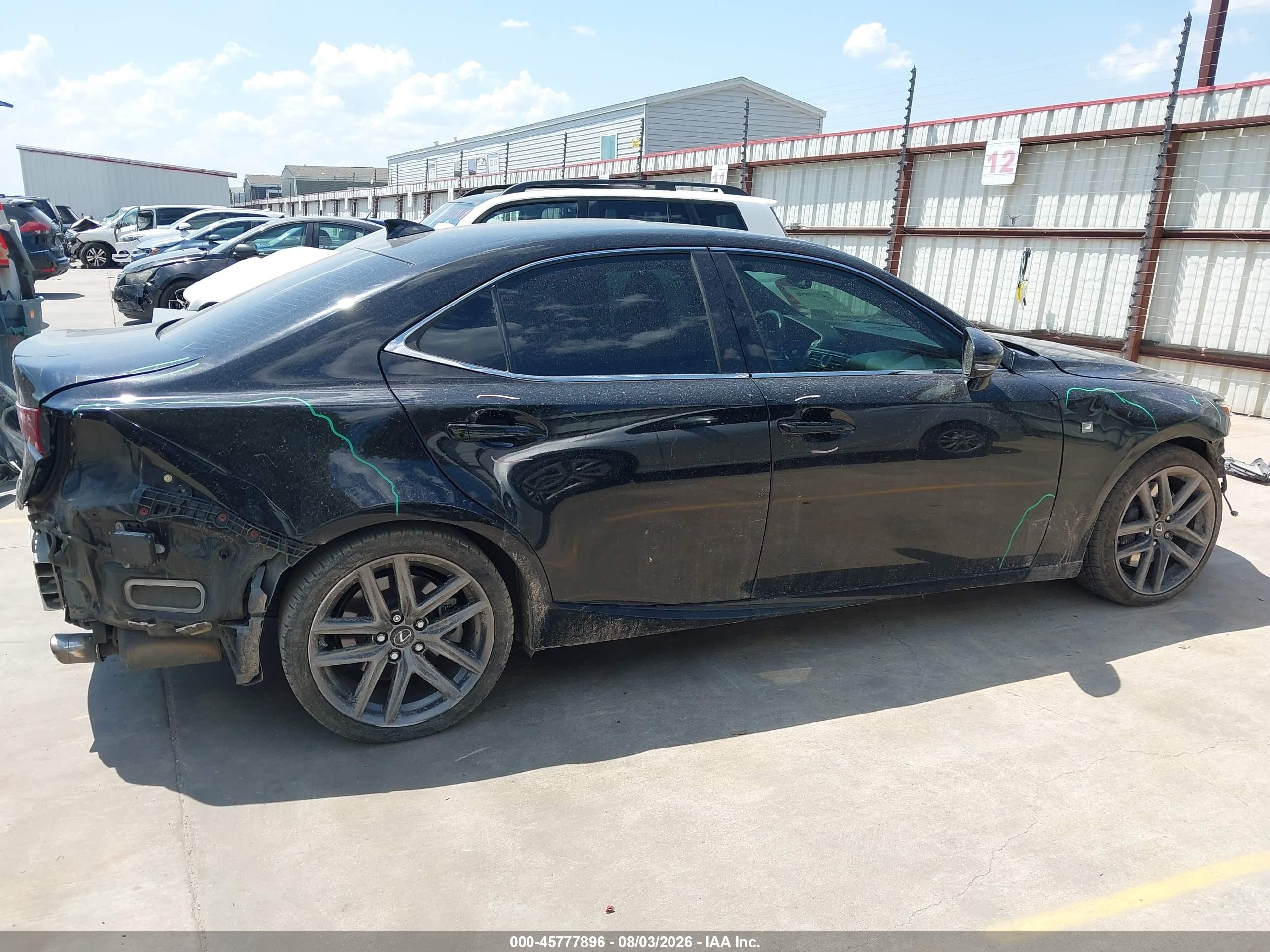 2014 Lexus Is 350   Black vin: JTHBE1D25E5008888