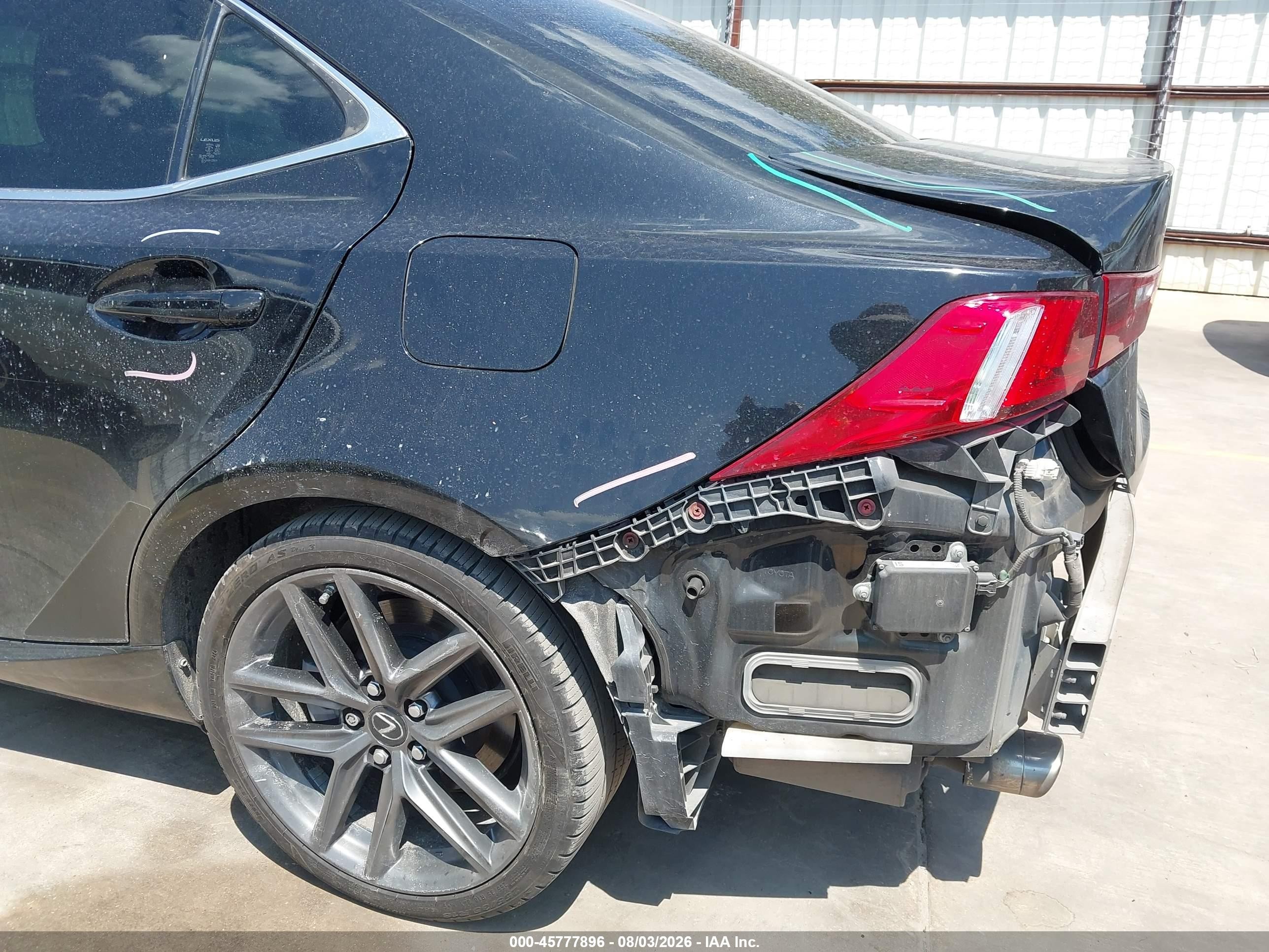 2014 Lexus Is 350   Black vin: JTHBE1D25E5008888