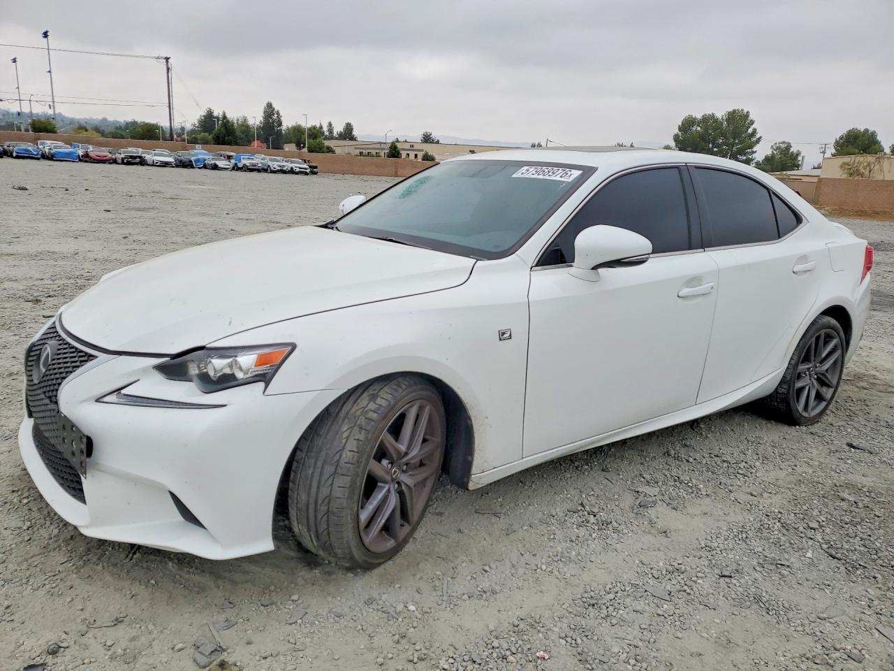 2015 Lexus Is 350 Base White vin: JTHBE1D25F5020332
