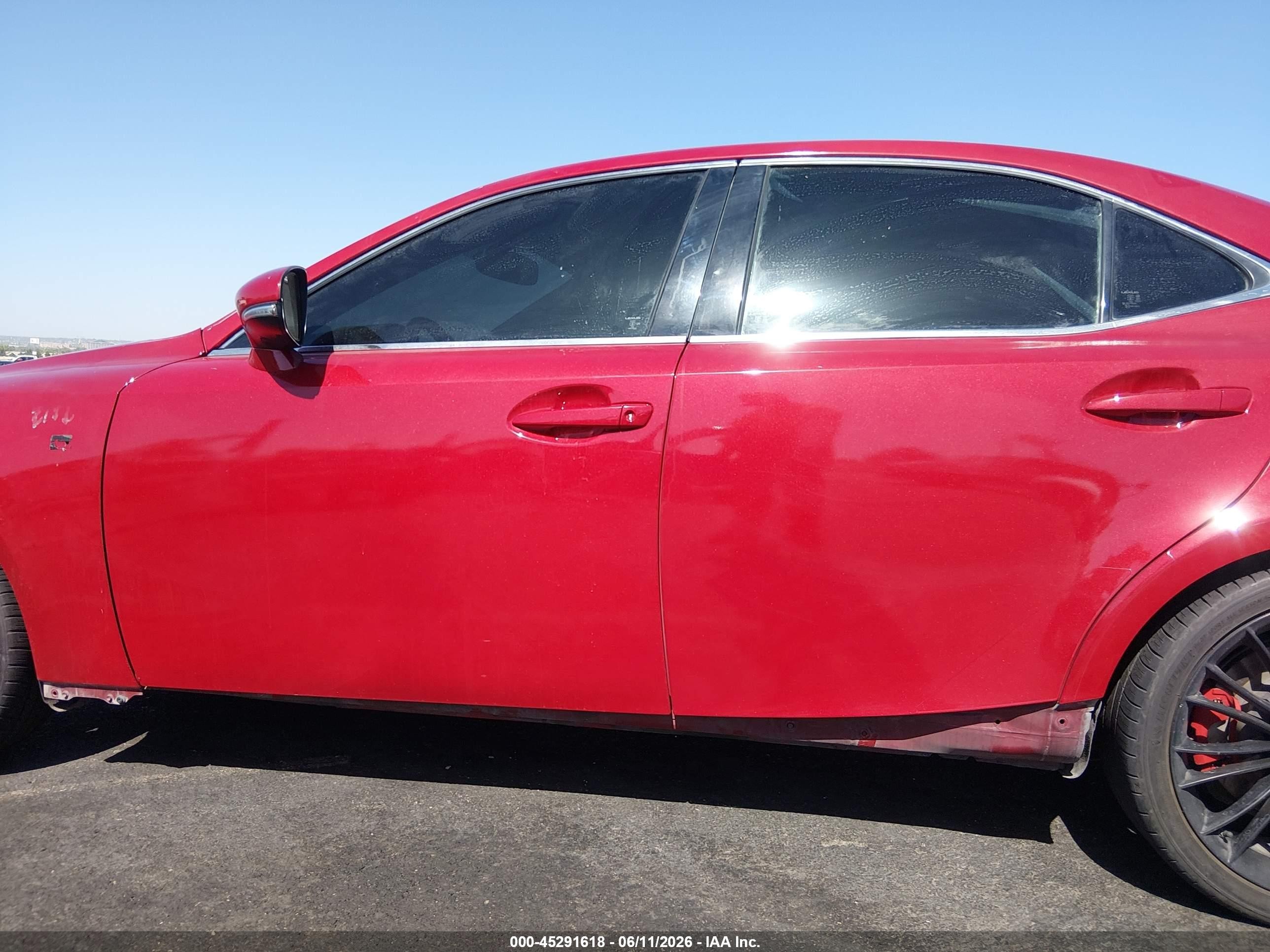 2014 Lexus Is 350   Red vin: JTHBE1D26E5000847