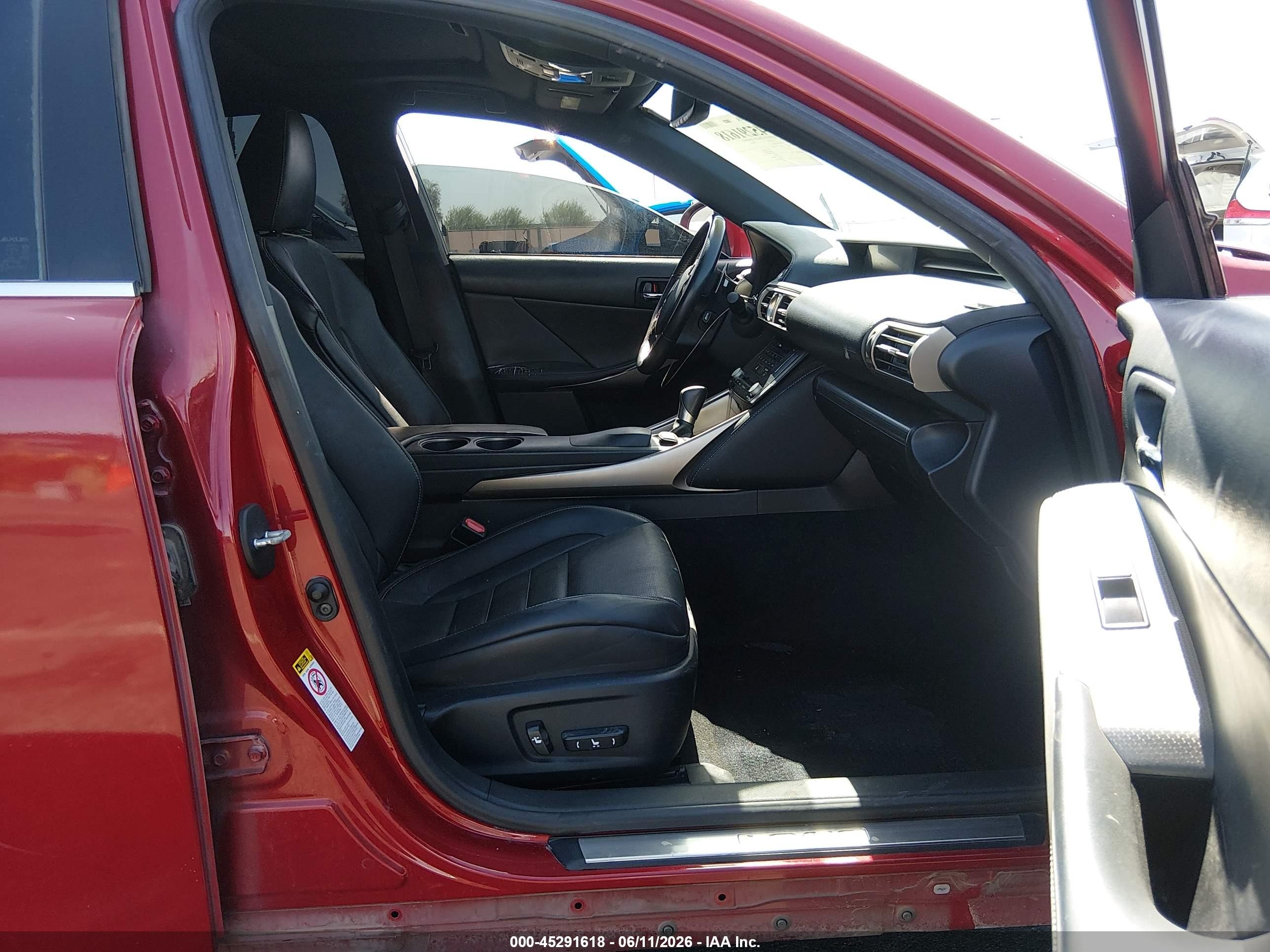 2014 Lexus Is 350   Red vin: JTHBE1D26E5000847