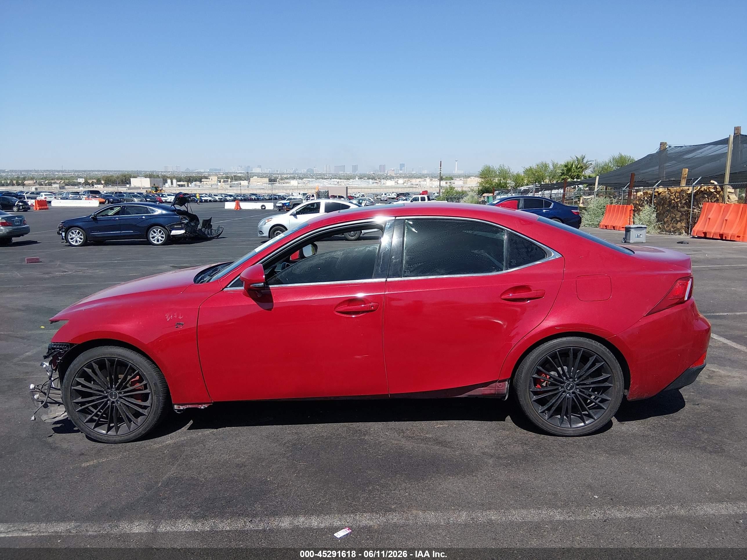2014 Lexus Is 350   Red vin: JTHBE1D26E5000847