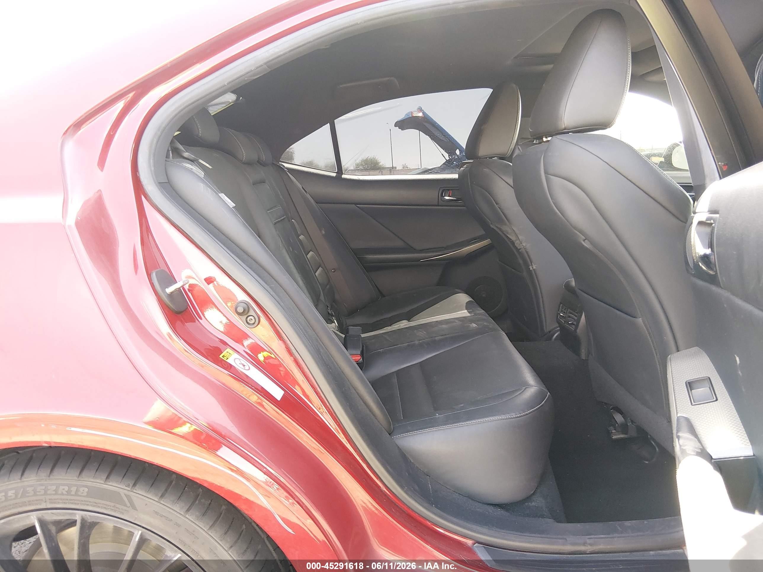 2014 Lexus Is 350   Red vin: JTHBE1D26E5000847