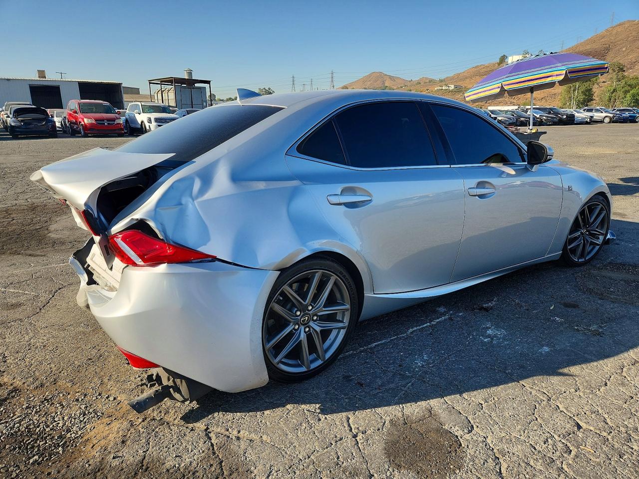2014 Lexus Is 350 Silver vin: JTHBE1D26E5003070