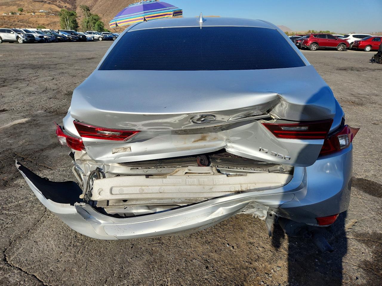 2014 Lexus Is 350 Silver vin: JTHBE1D26E5003070