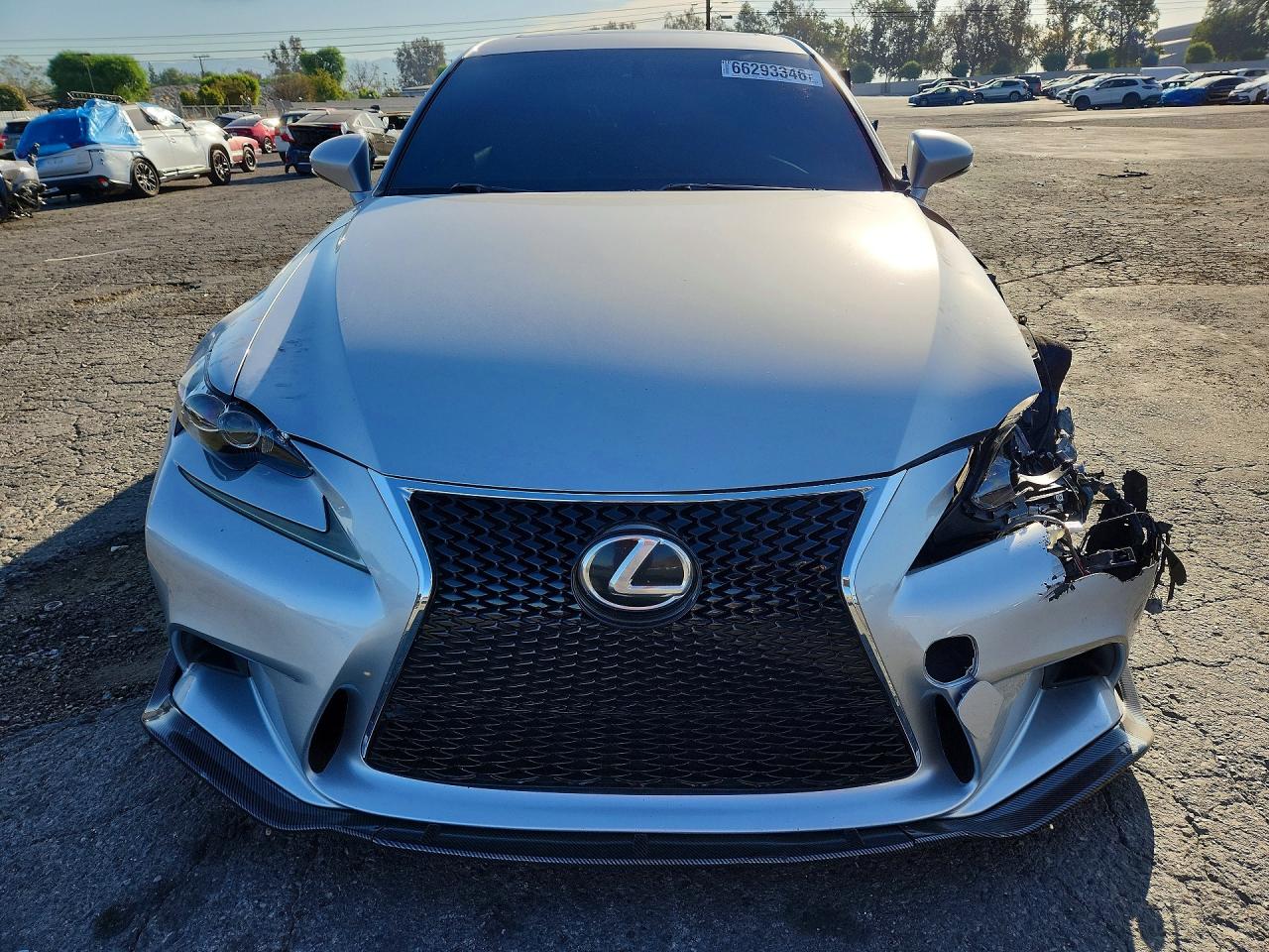 2014 Lexus Is 350 Silver vin: JTHBE1D26E5003070