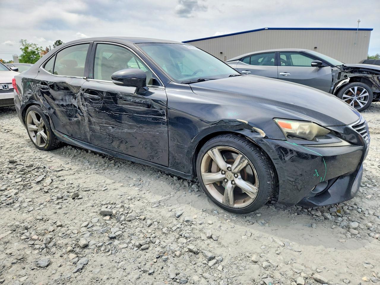 2014 Lexus Is 350 Base Черный vin: JTHBE1D26E5005482