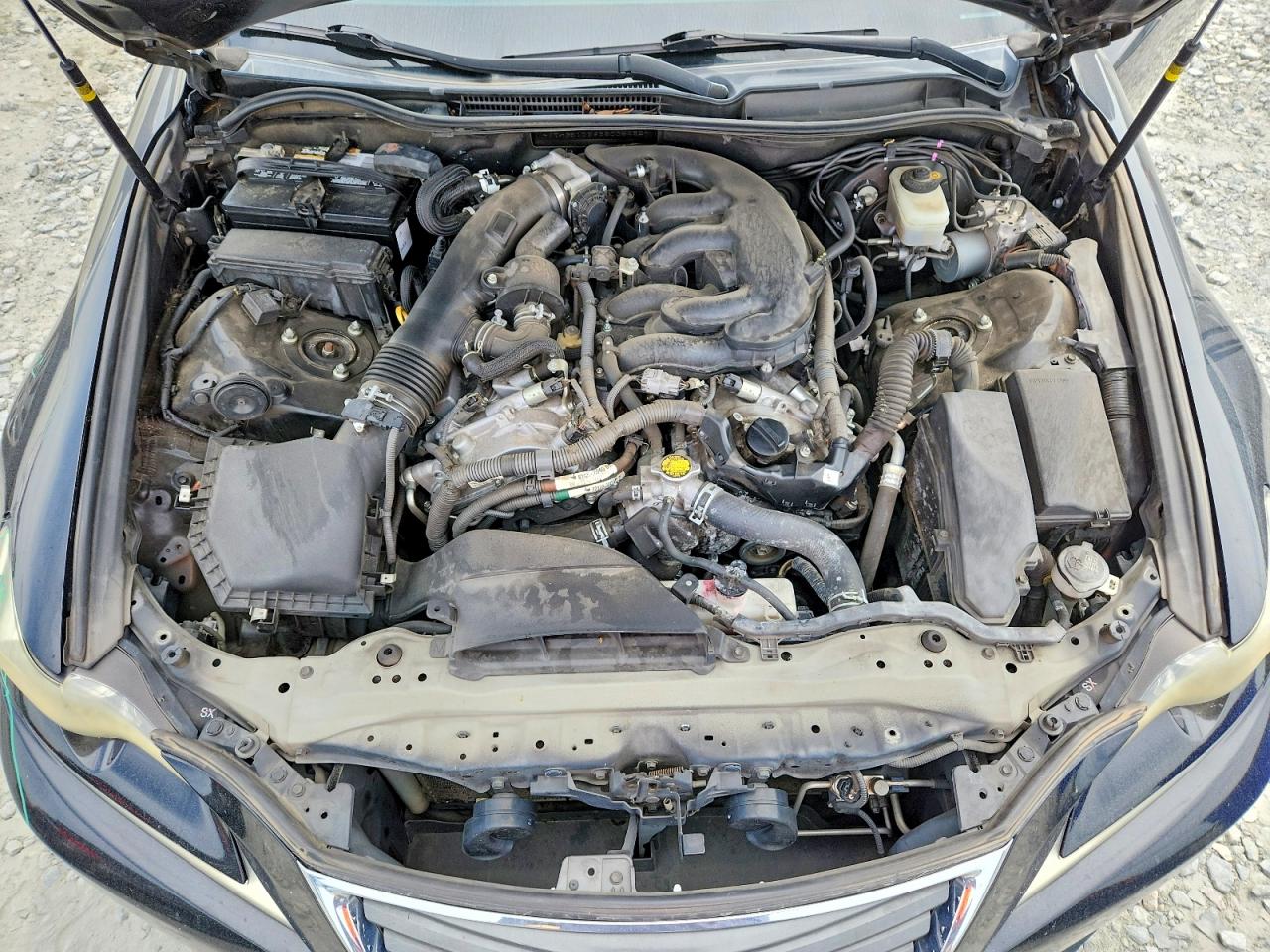 2014 Lexus Is 350 Base Черный vin: JTHBE1D26E5005482