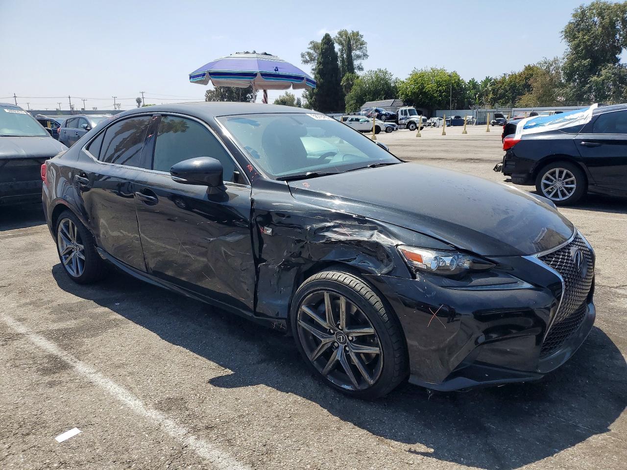 2014 Lexus Is 350 Black vin: JTHBE1D26E5012416