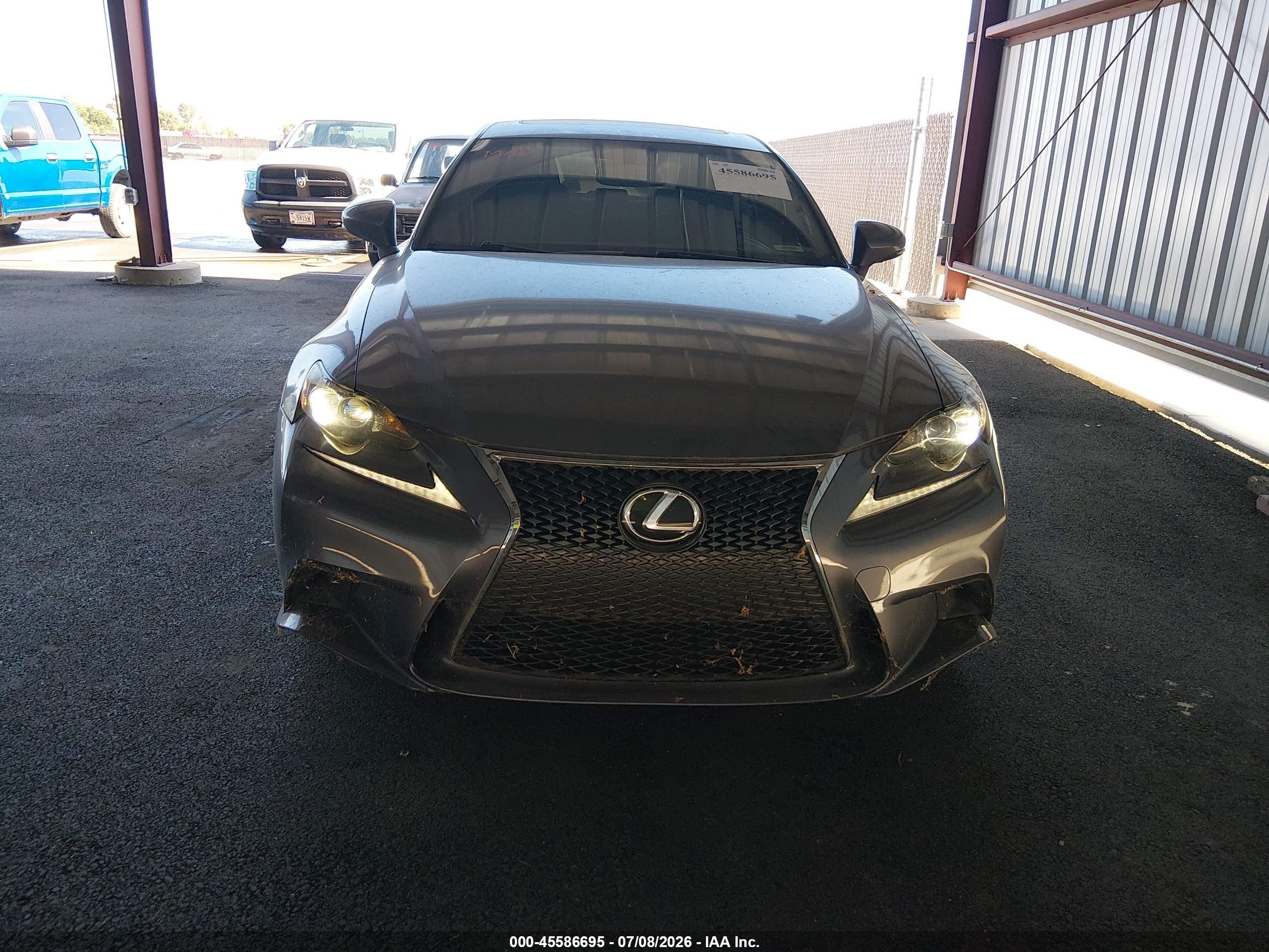 2015 Lexus Is 350   Gray vin: JTHBE1D26F5016337