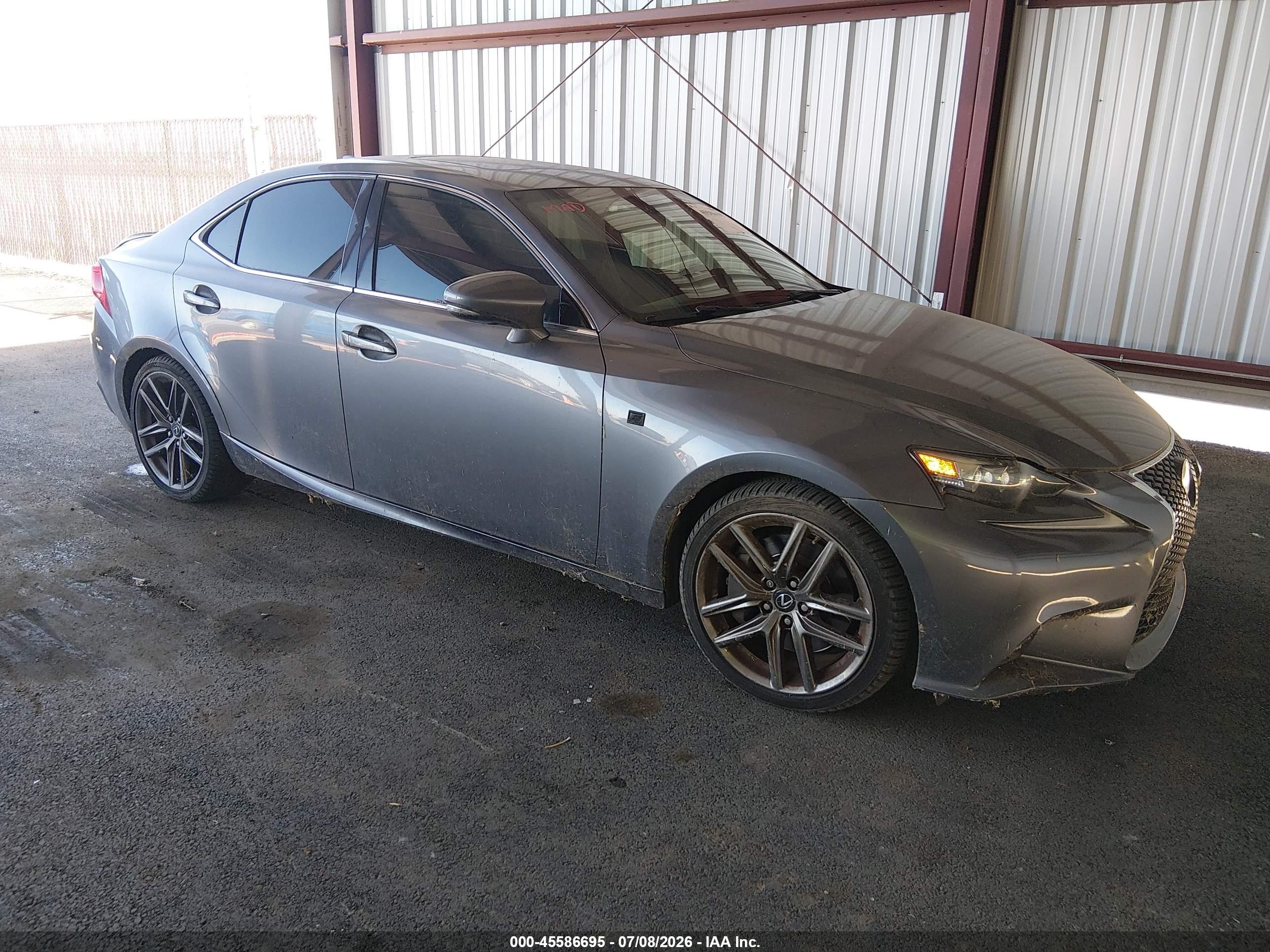 2015 Lexus Is 350   Gray vin: JTHBE1D26F5016337