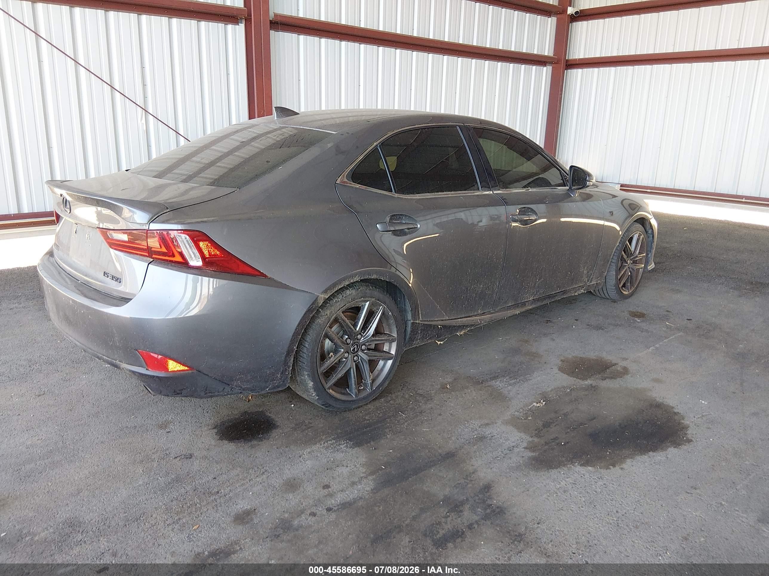 2015 Lexus Is 350   Gray vin: JTHBE1D26F5016337