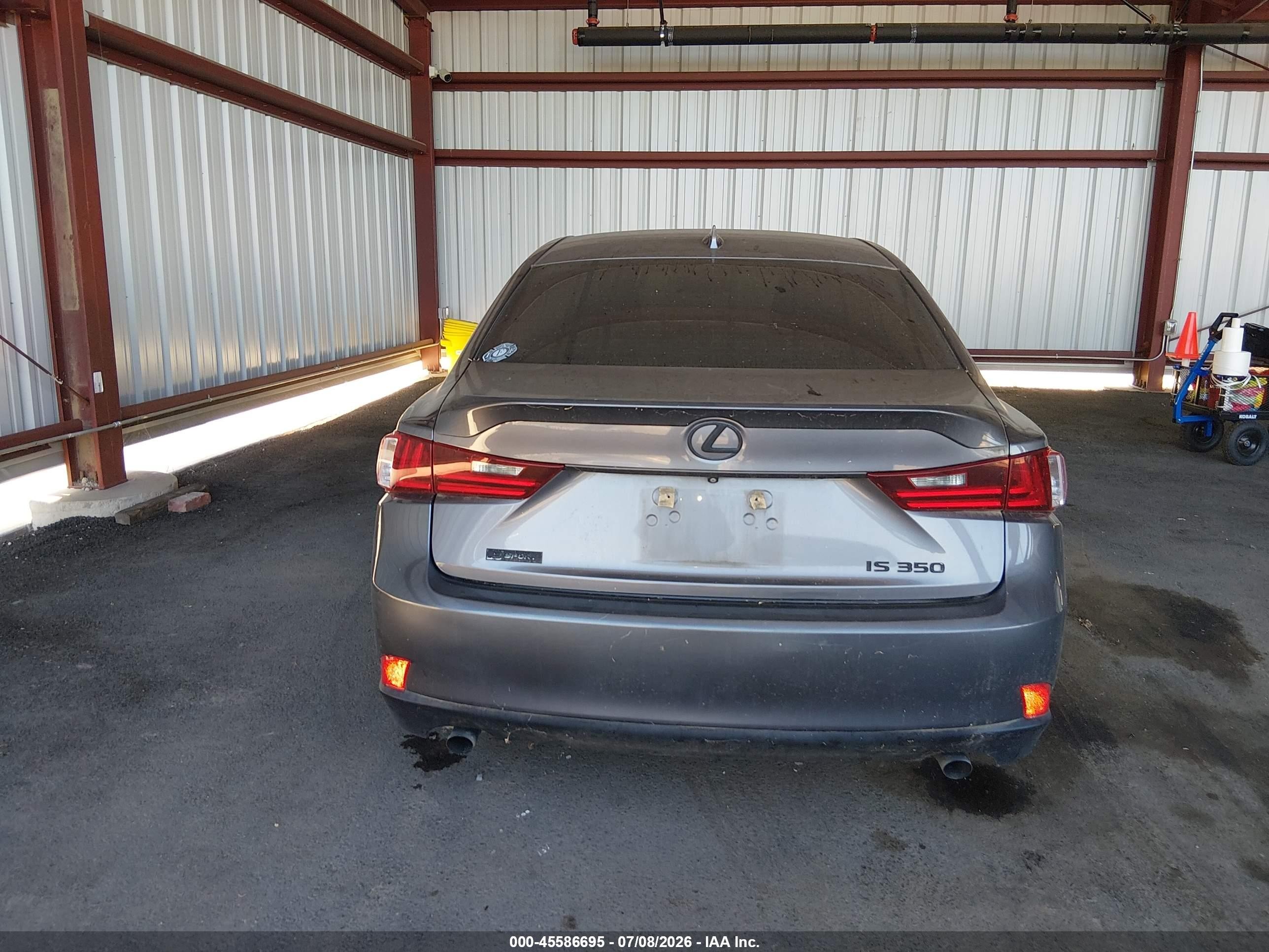 2015 Lexus Is 350   Gray vin: JTHBE1D26F5016337