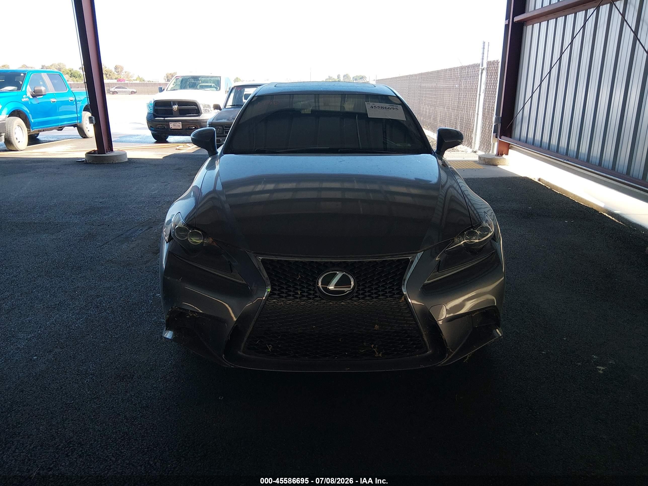 2015 Lexus Is 350   Gray vin: JTHBE1D26F5016337