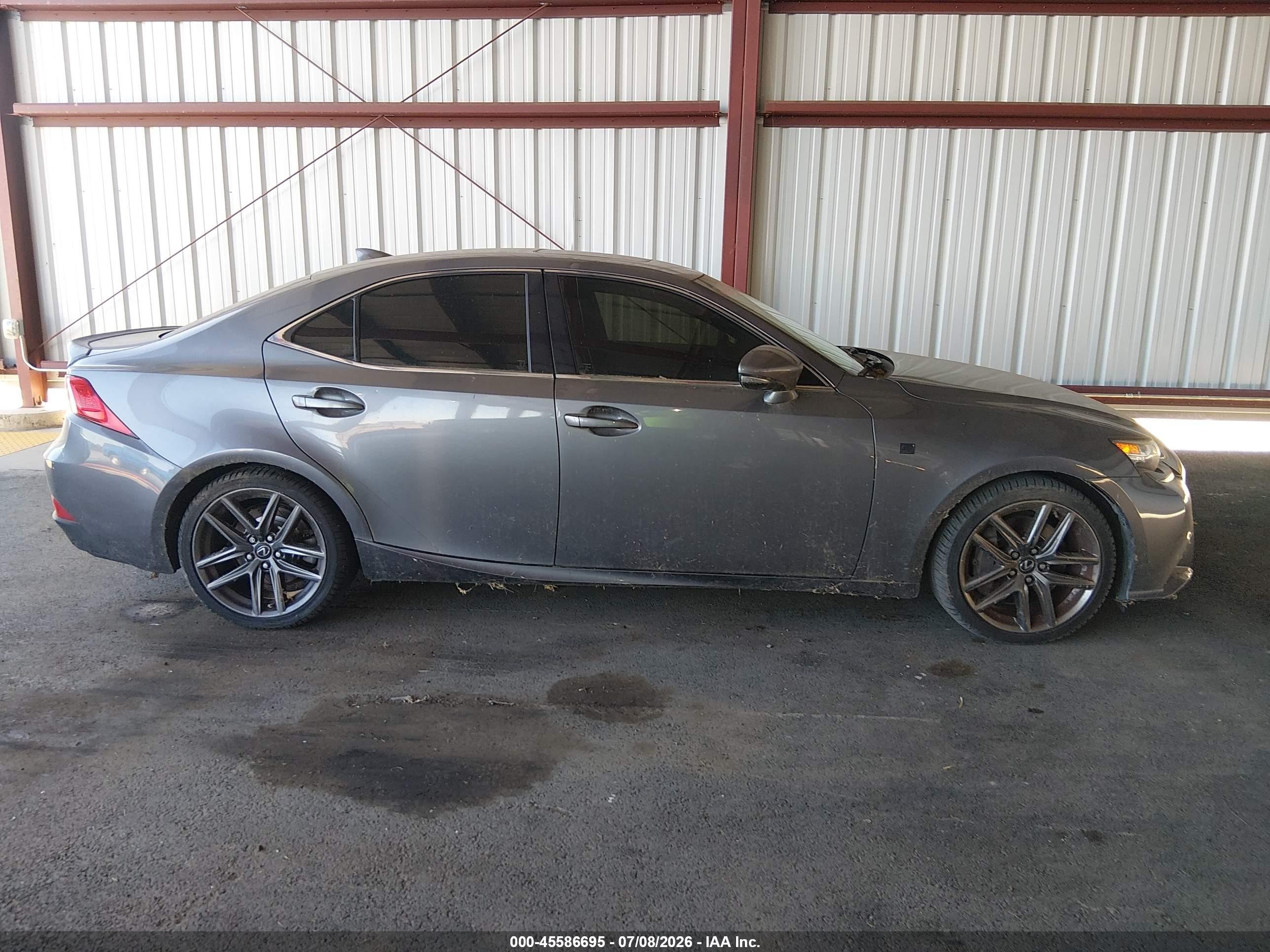 2015 Lexus Is 350   Gray vin: JTHBE1D26F5016337