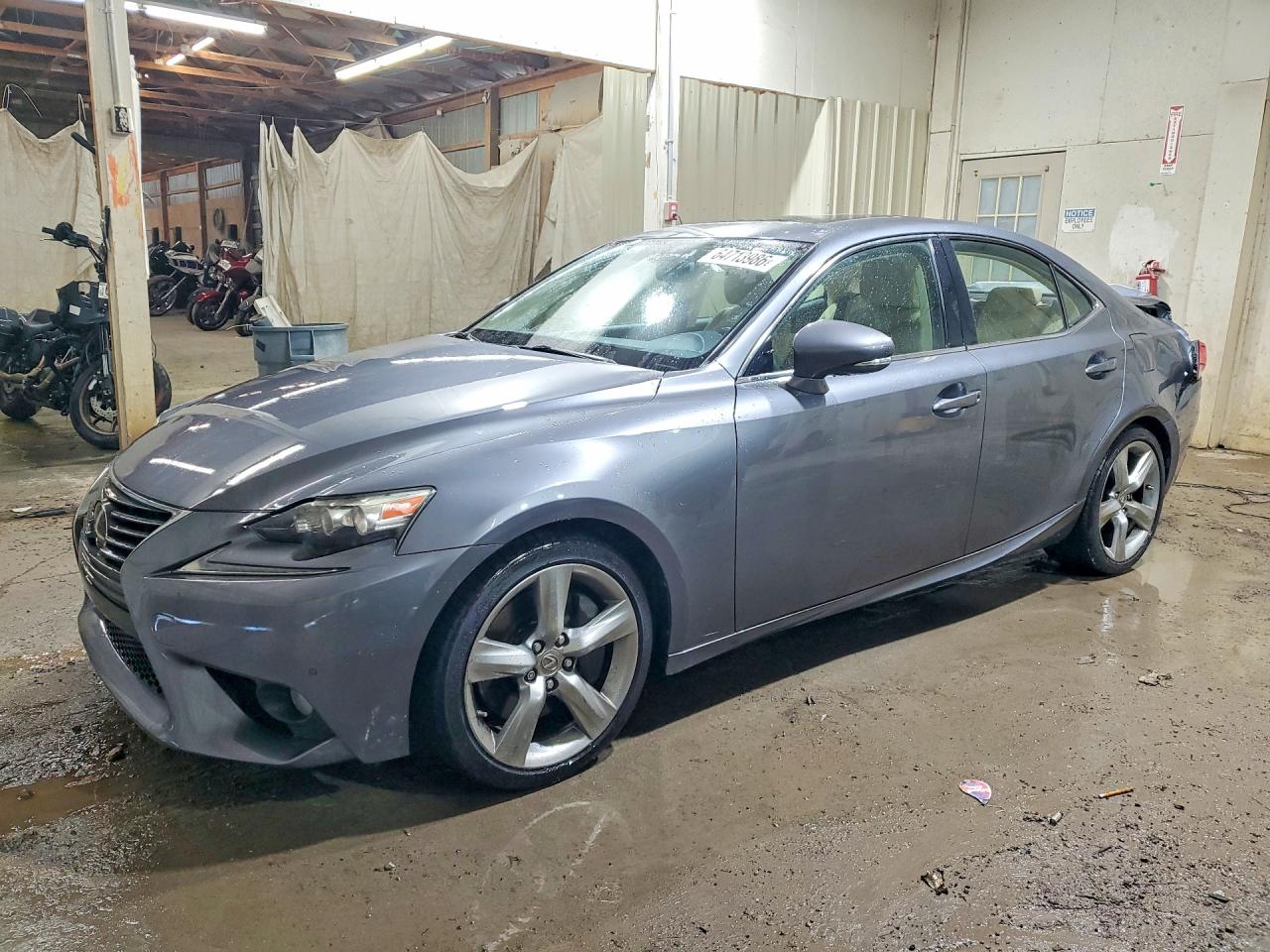 2014 Lexus Is 350 Серый vin: JTHBE1D27E5000761