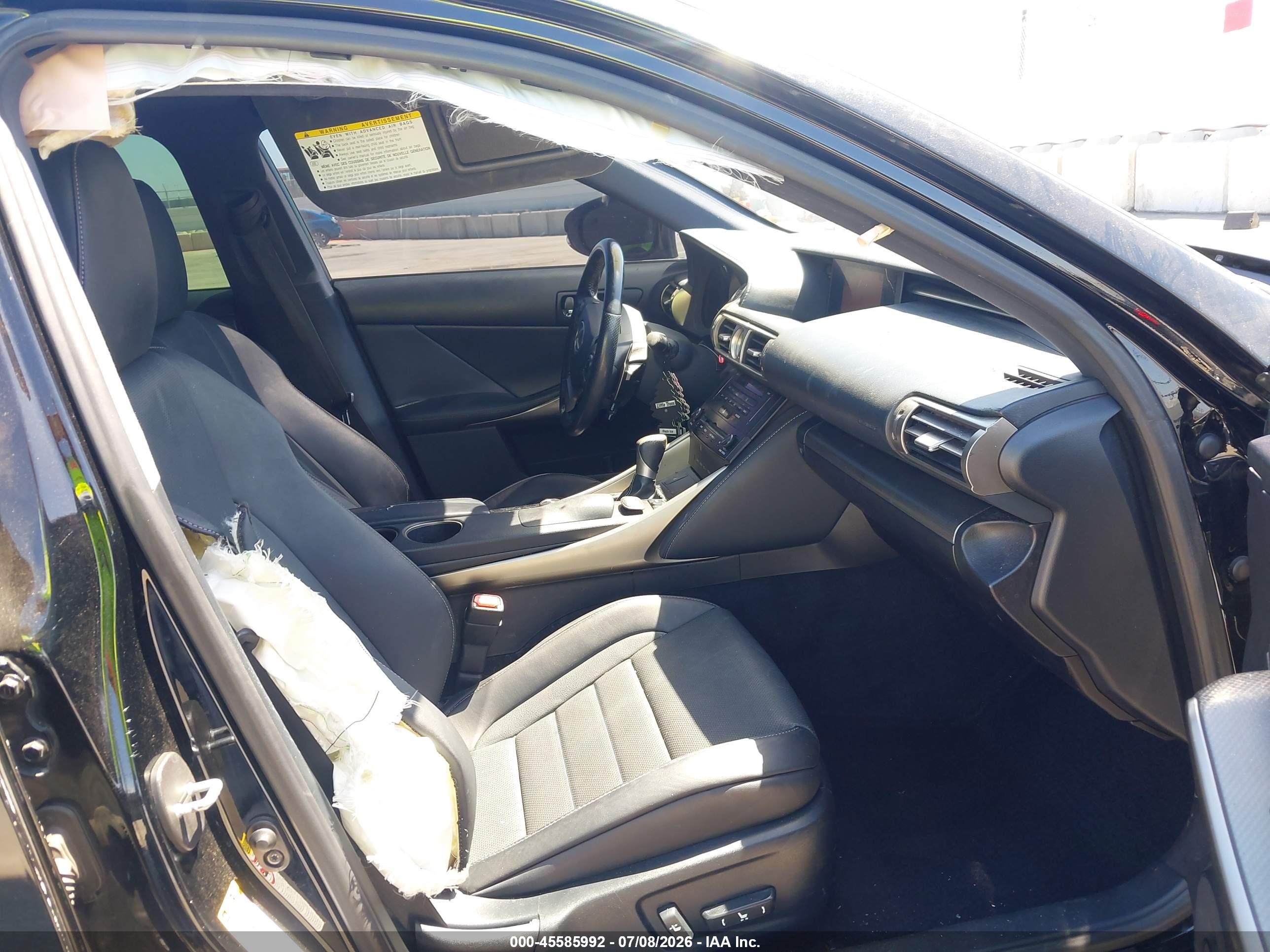 2014 Lexus Is 350   Black vin: JTHBE1D27E5003160