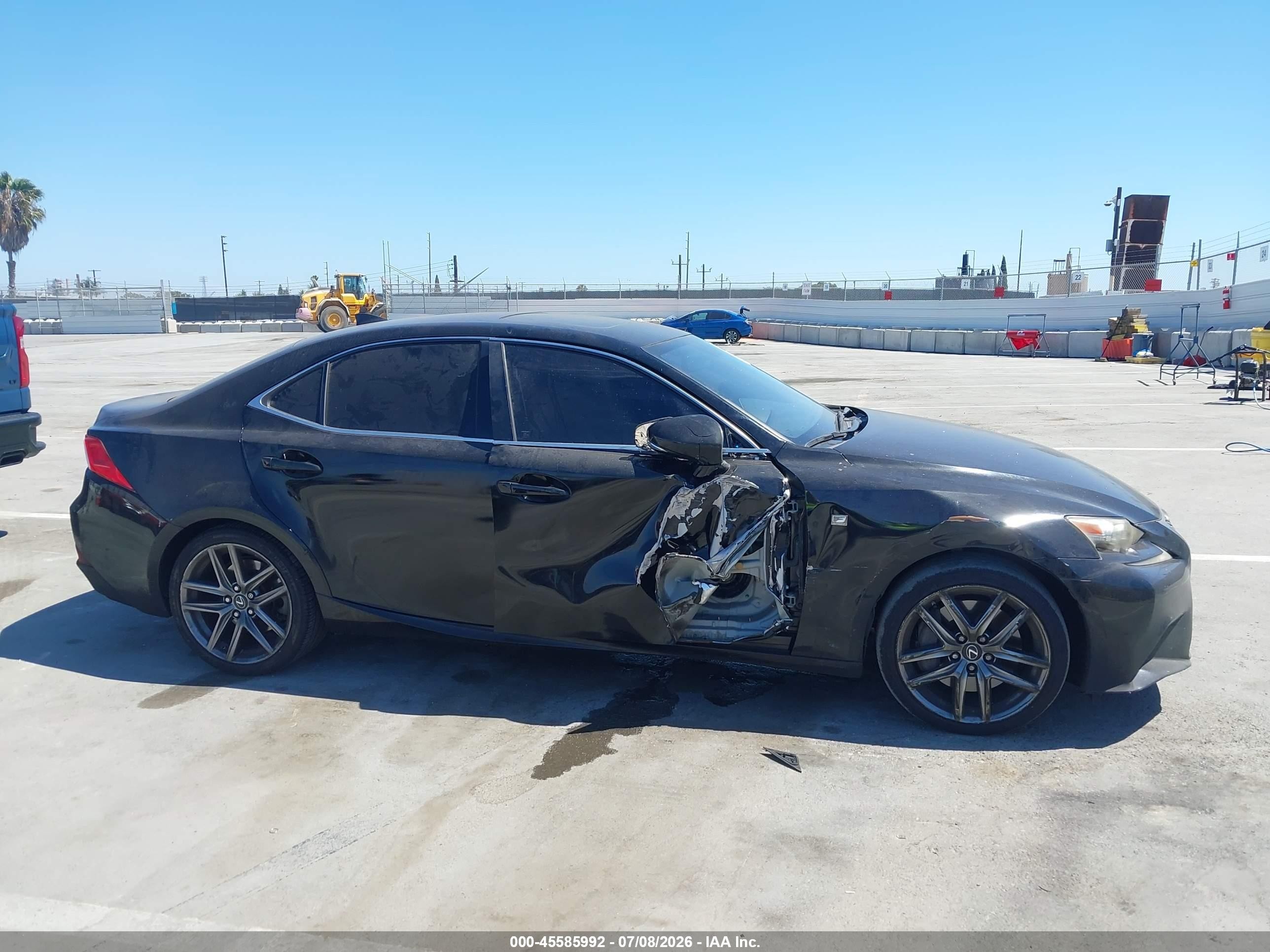 2014 Lexus Is 350   Black vin: JTHBE1D27E5003160