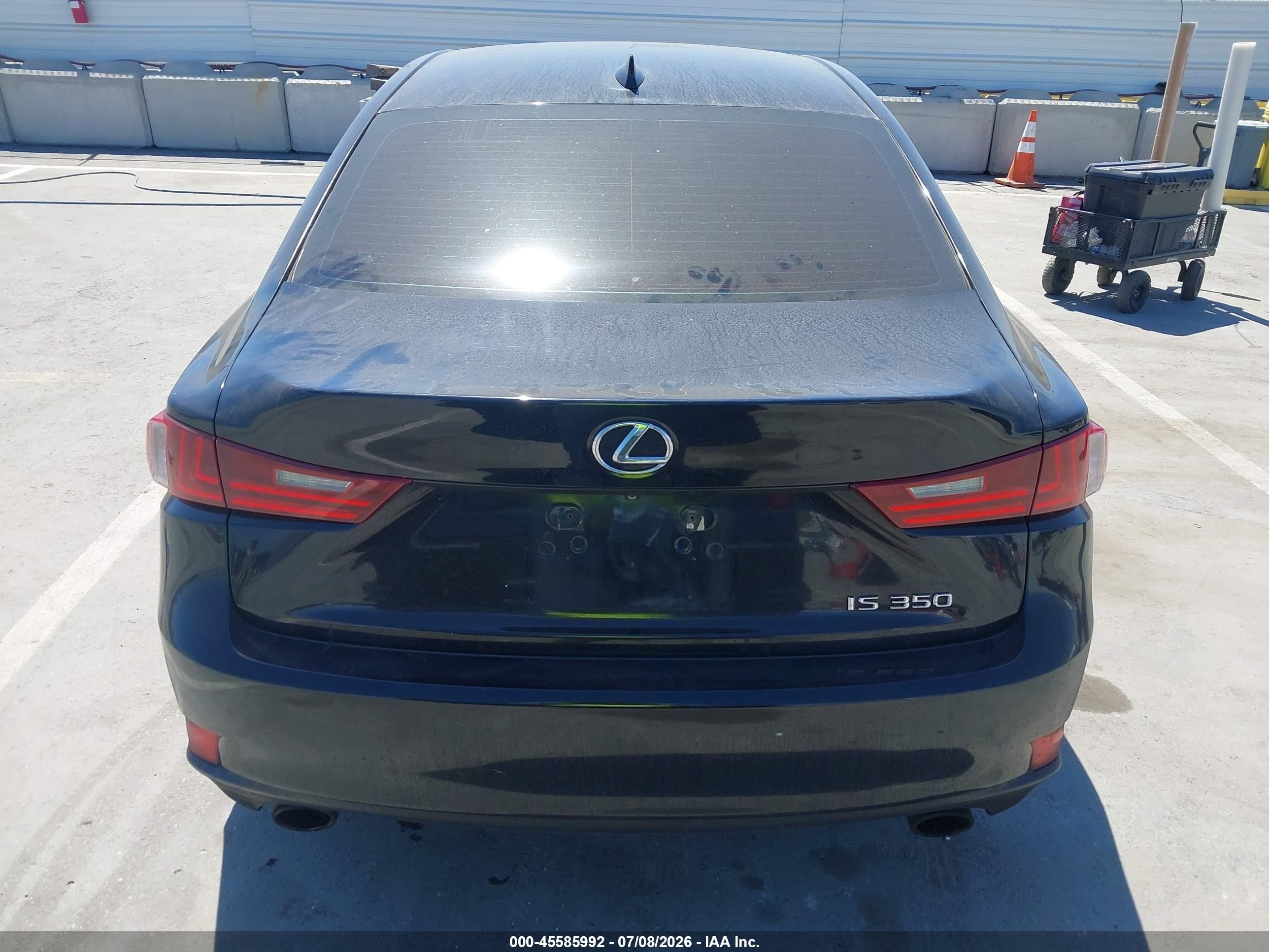 2014 Lexus Is 350   Black vin: JTHBE1D27E5003160
