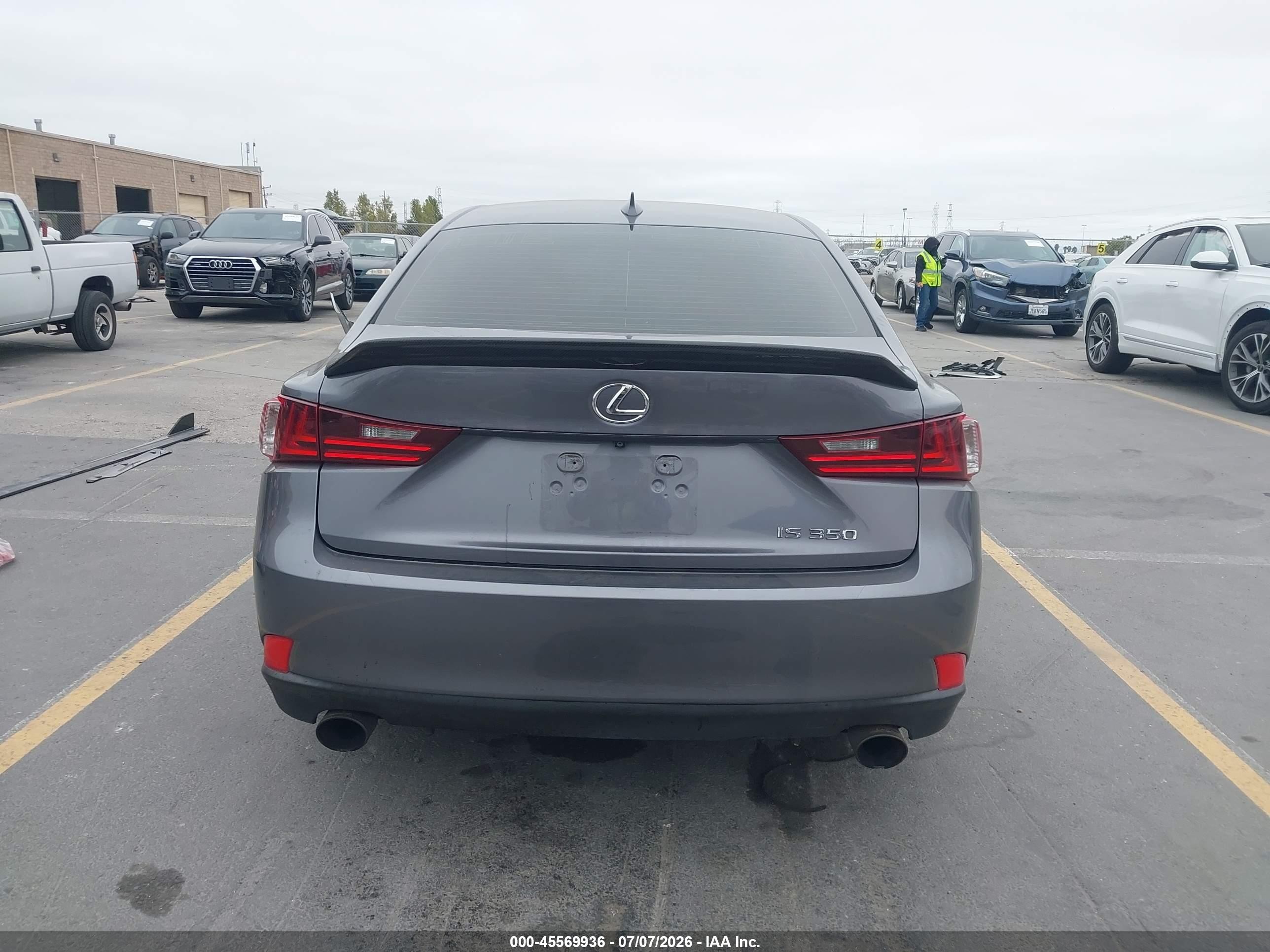 2014 Lexus Is 350   Gray vin: JTHBE1D27E5009881