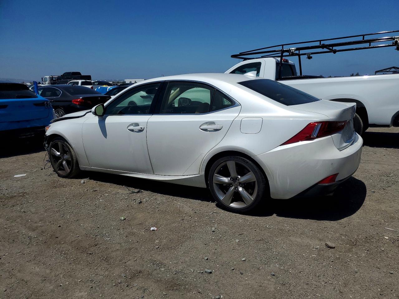 2014 Lexus Is 350 White vin: JTHBE1D27E5010674