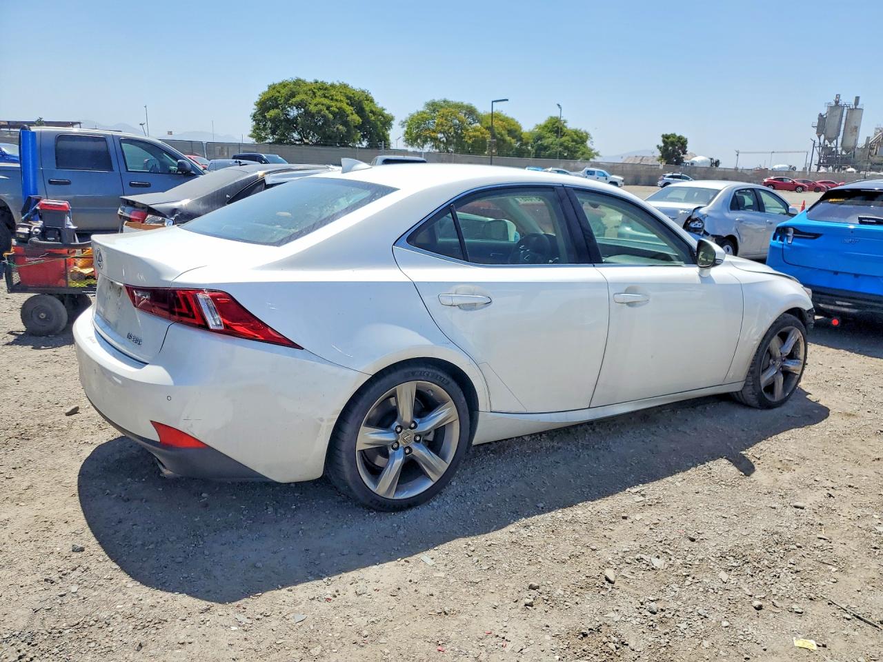 2014 Lexus Is 350 White vin: JTHBE1D27E5010674