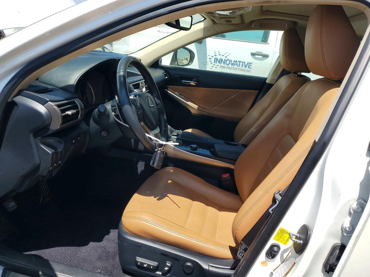 2014 Lexus Is 350 White vin: JTHBE1D27E5010674