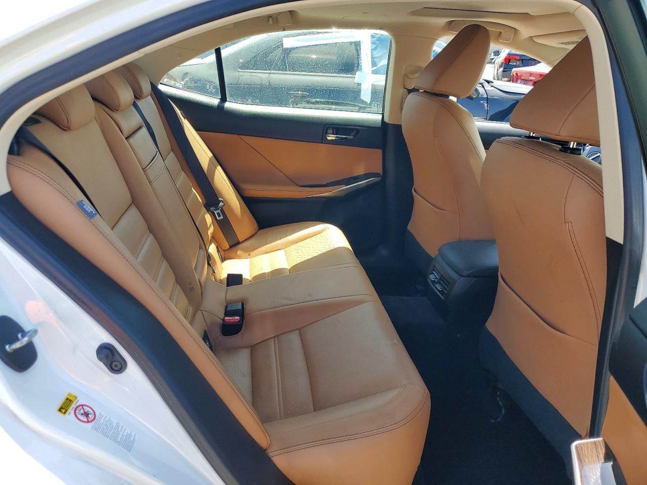 2014 Lexus Is 350 White vin: JTHBE1D27E5010674