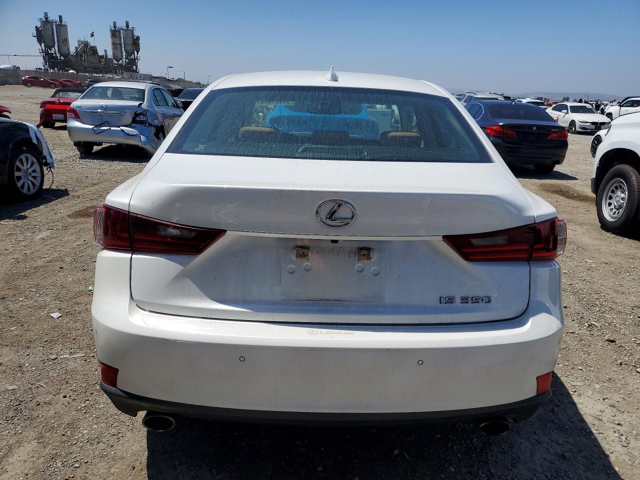 2014 Lexus Is 350 White vin: JTHBE1D27E5010674