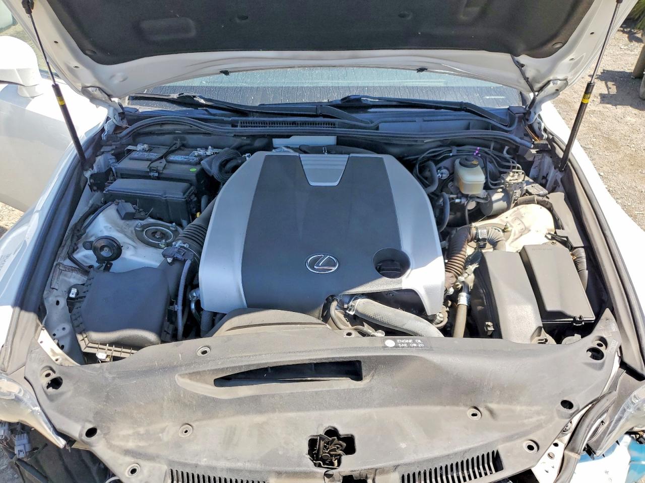 2014 Lexus Is 350 White vin: JTHBE1D27E5010674