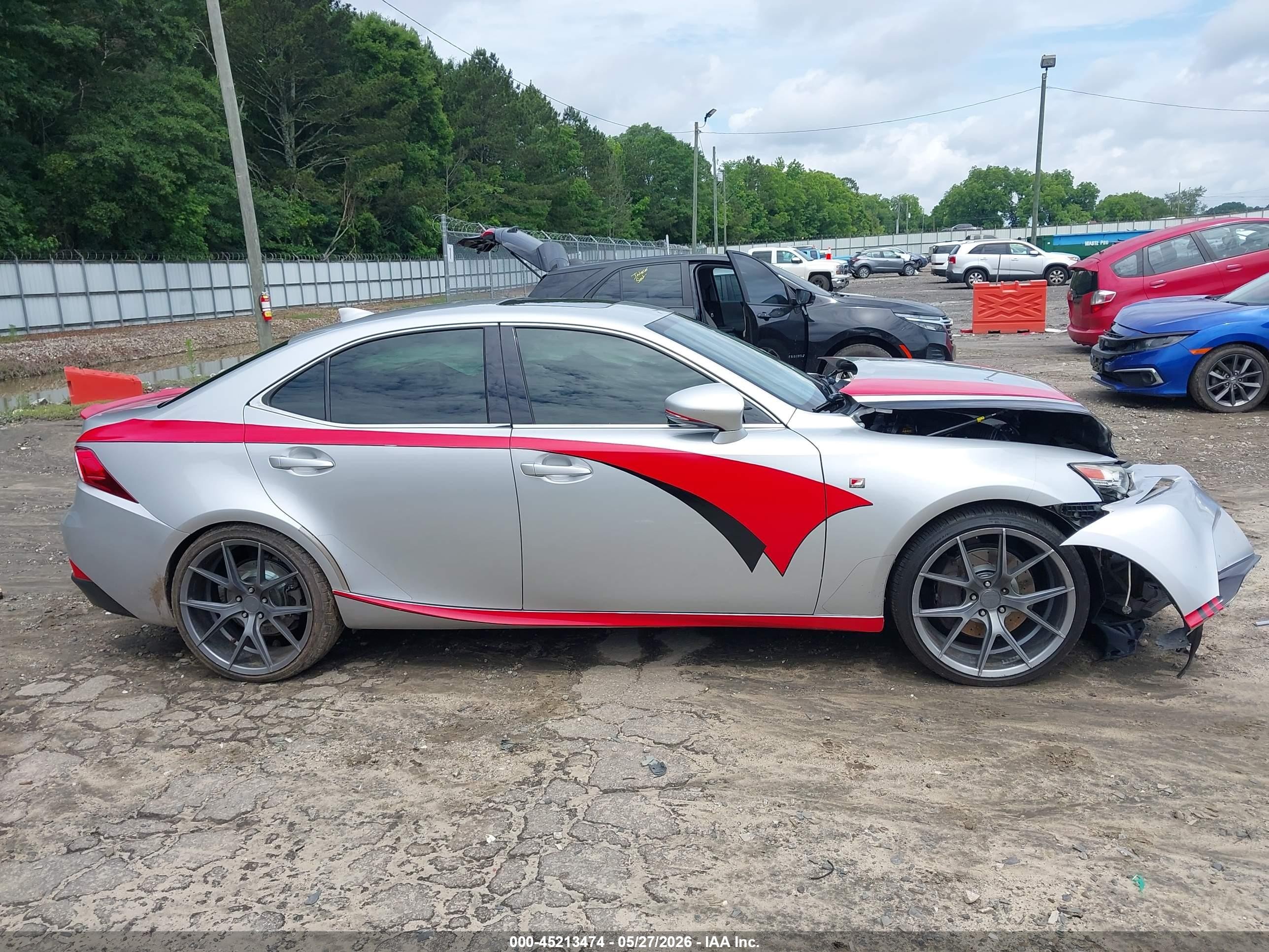 2014 Lexus Is 350   Silver vin: JTHBE1D27E5011825