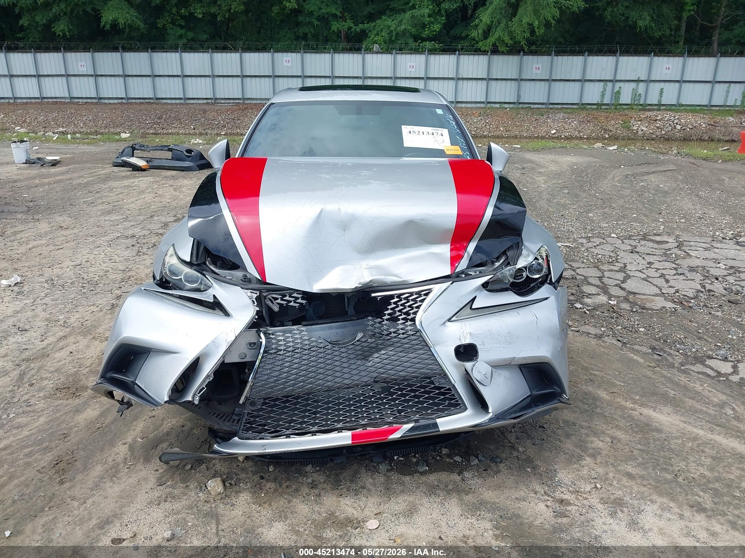 2014 Lexus Is 350   Silver vin: JTHBE1D27E5011825