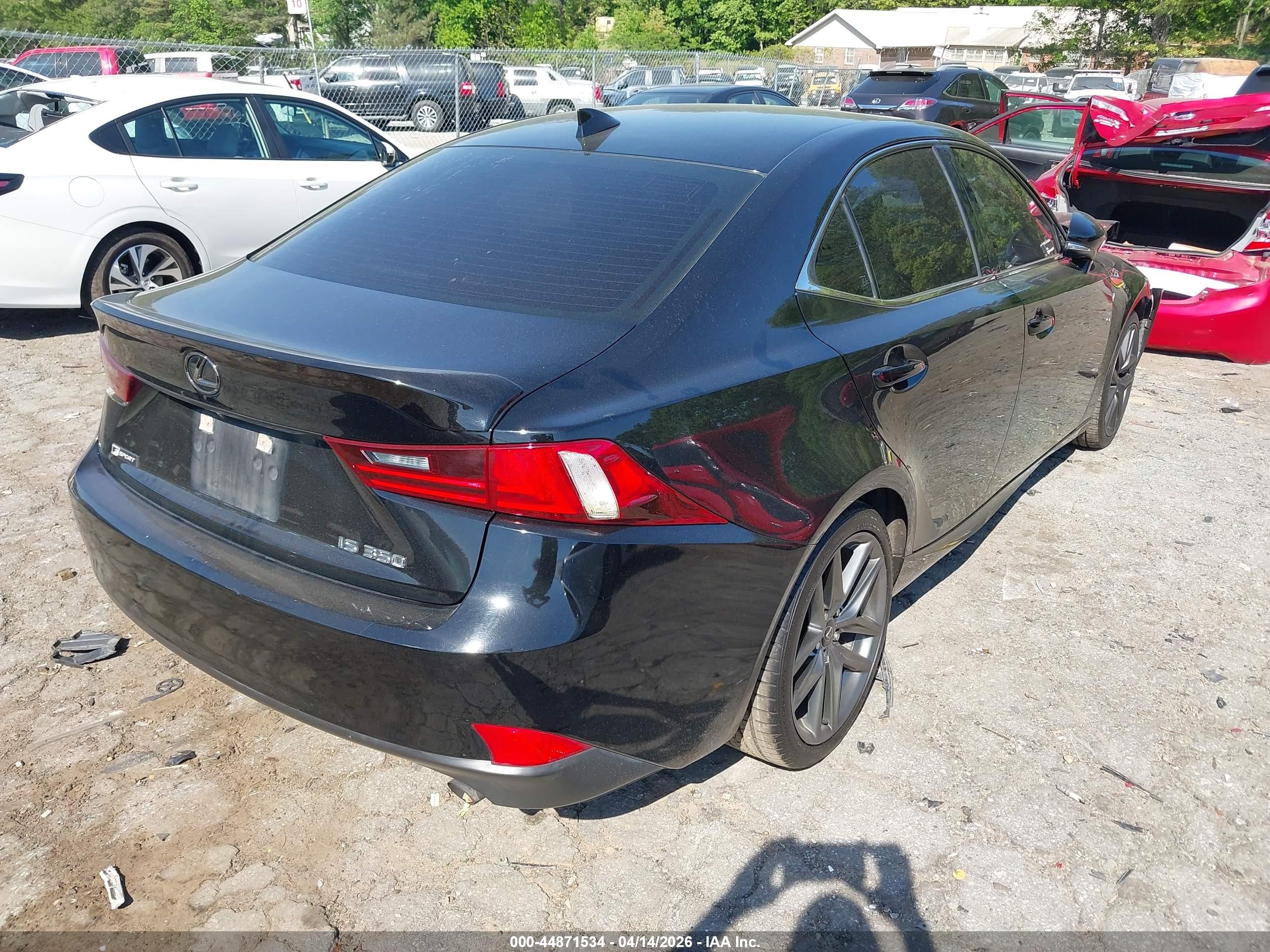 2015 Lexus Is 350   Black vin: JTHBE1D27F5018534