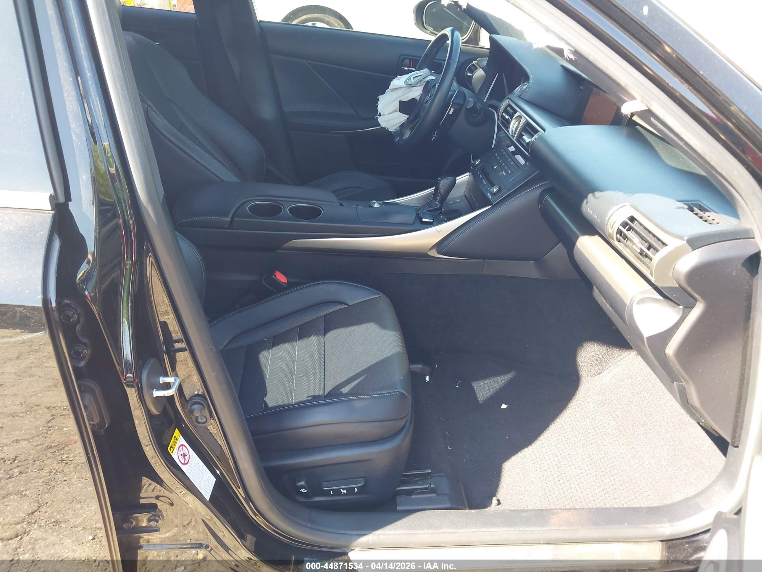 2015 Lexus Is 350   Black vin: JTHBE1D27F5018534