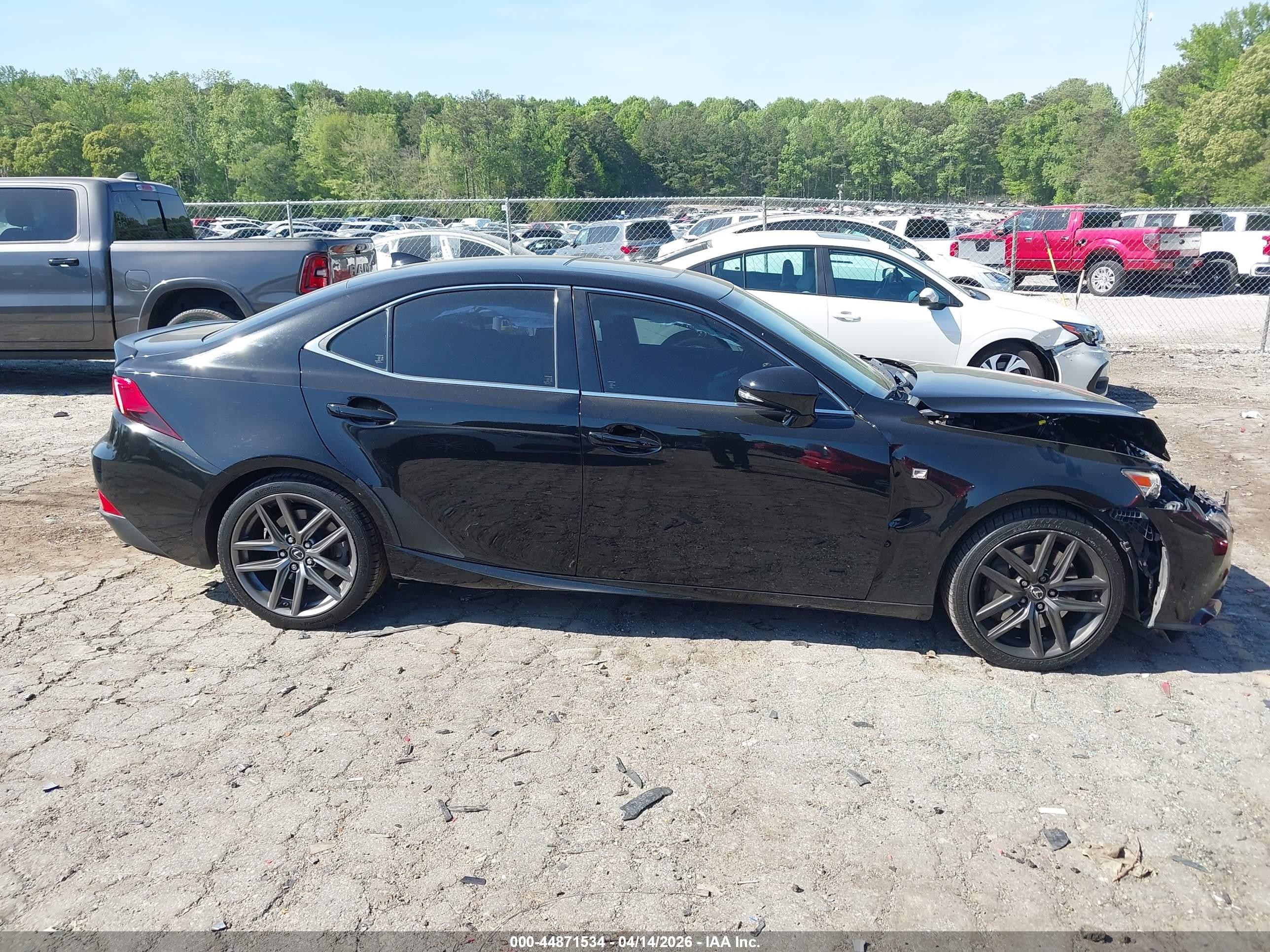 2015 Lexus Is 350   Black vin: JTHBE1D27F5018534