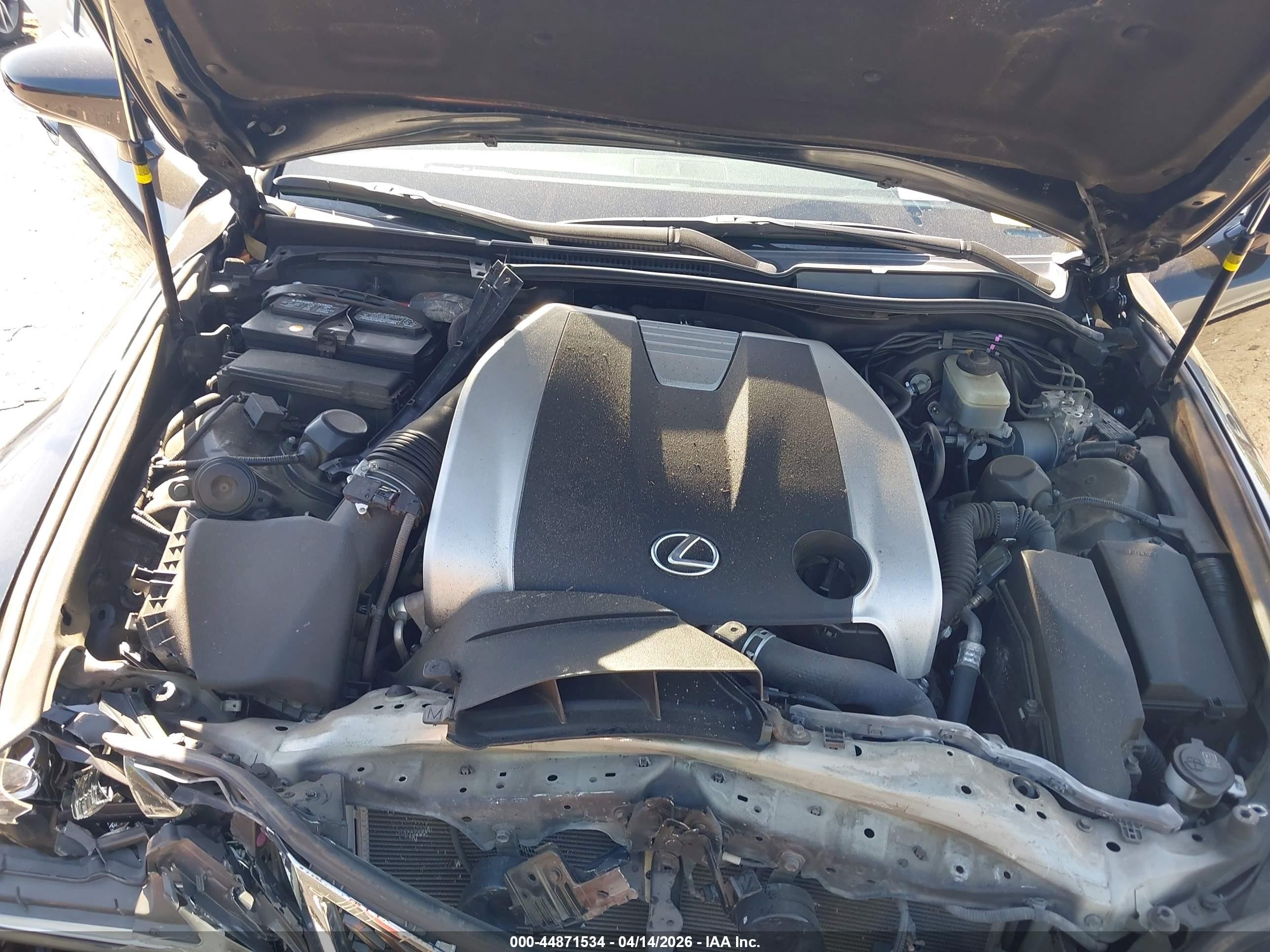 2015 Lexus Is 350   Black vin: JTHBE1D27F5018534