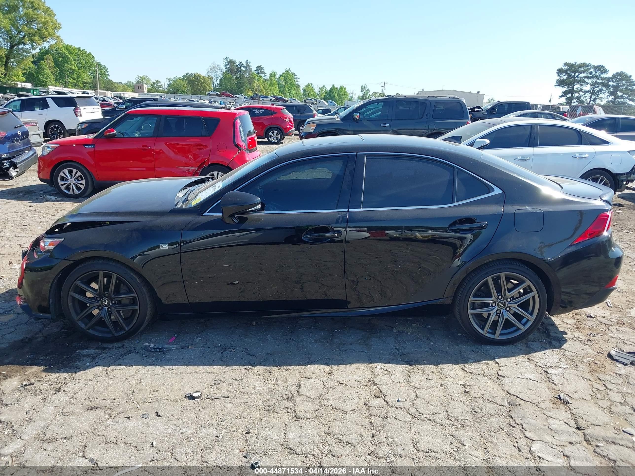 2015 Lexus Is 350   Black vin: JTHBE1D27F5018534