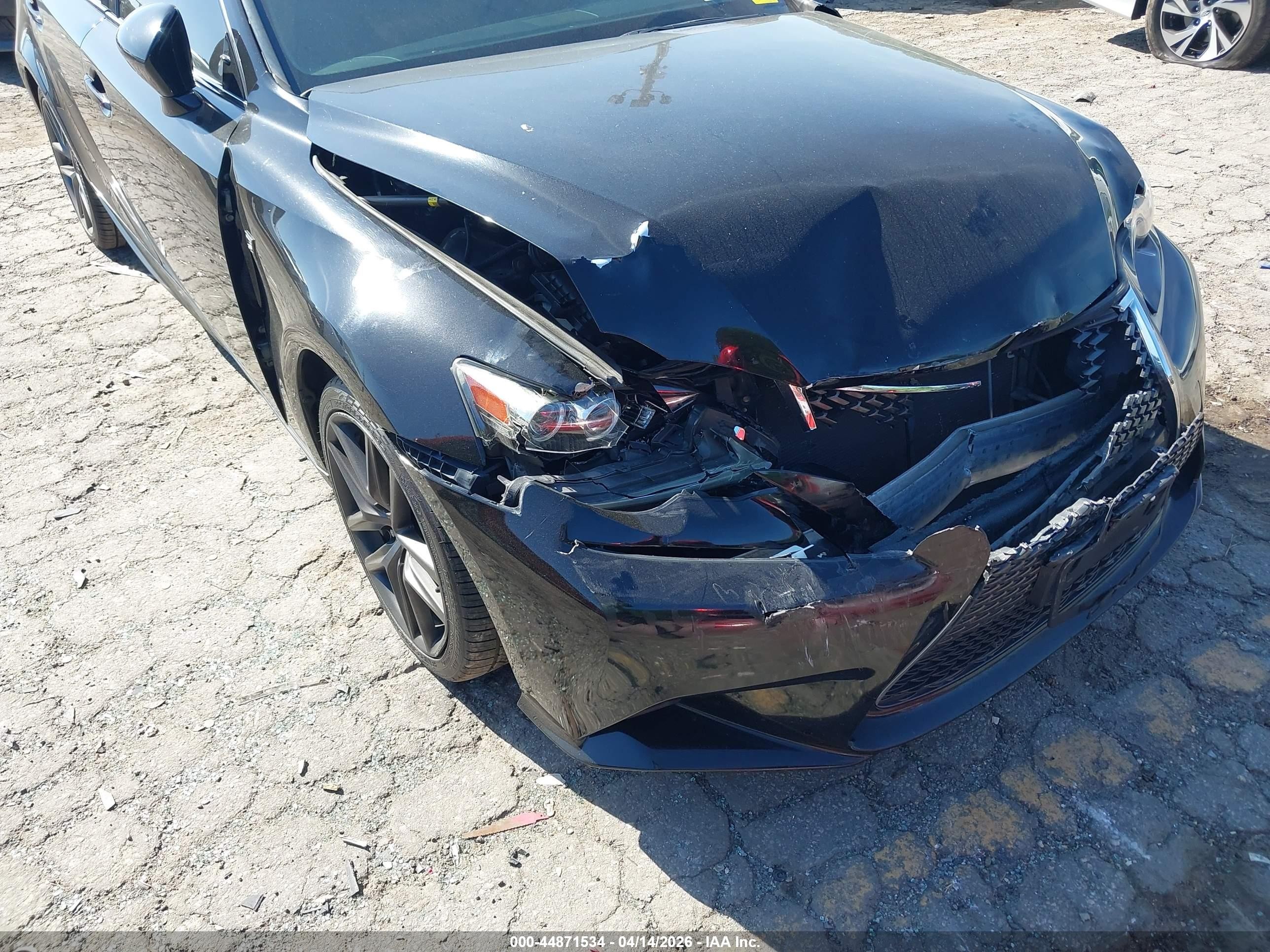 2015 Lexus Is 350   Black vin: JTHBE1D27F5018534